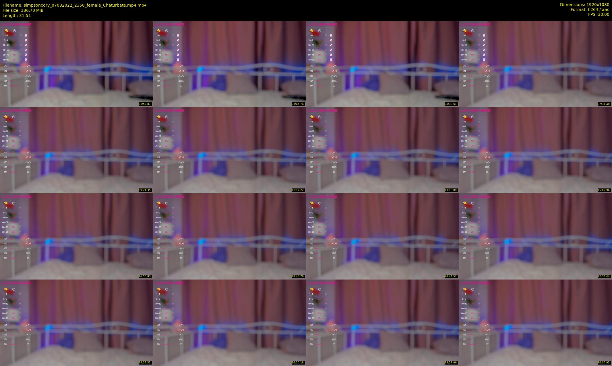 simpsoncory — 32 minute Chaturbate female cam show recording, 1080p, Aug 7, 2022