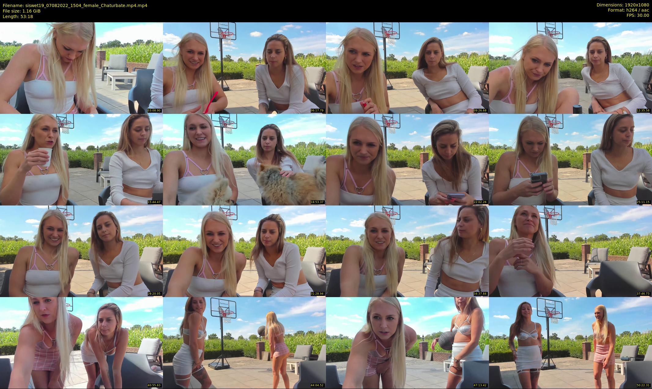 siswet19 — 54 minute Chaturbate female cam show recording, 1080p, Aug 7, 2022