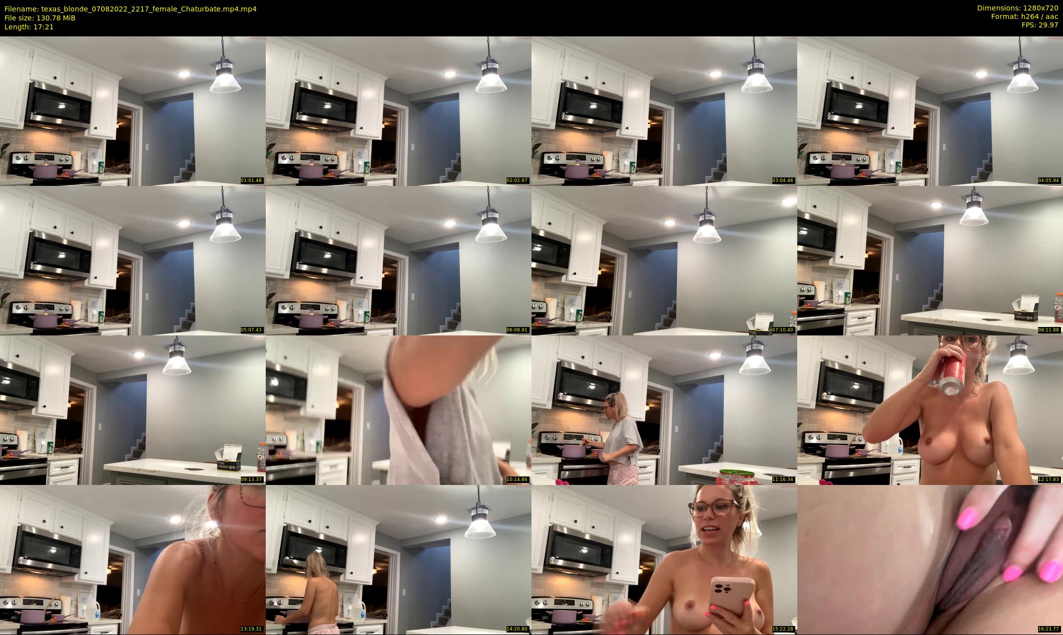 texas_blonde — 18 minute Chaturbate female cam show recording, 720p, Aug 7, 2022