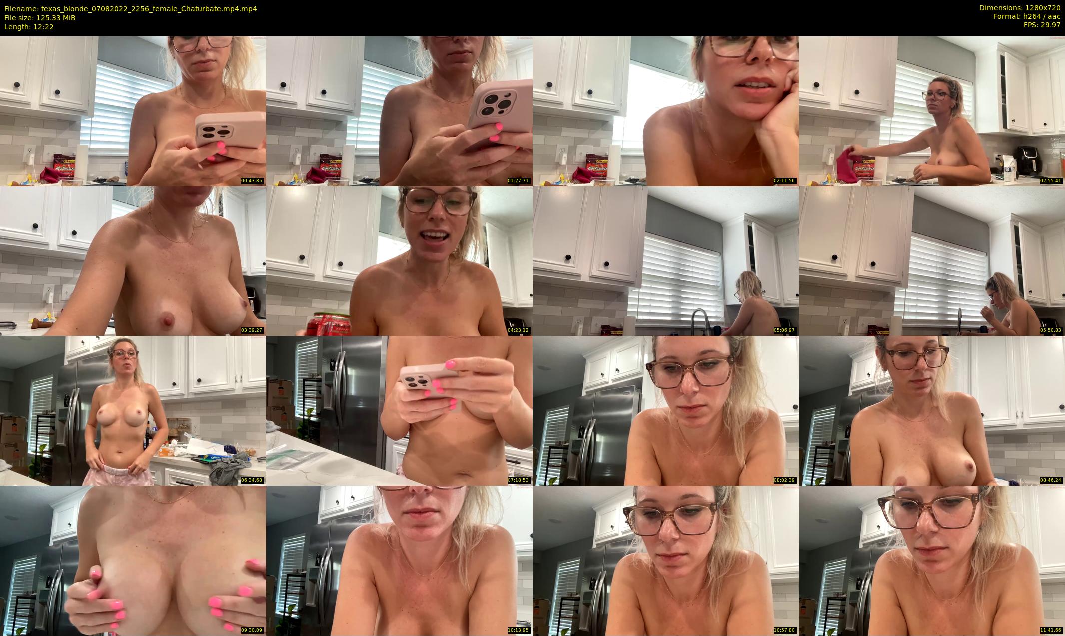 texas_blonde — 13 minute Chaturbate female cam show recording, 720p, Aug 7, 2022