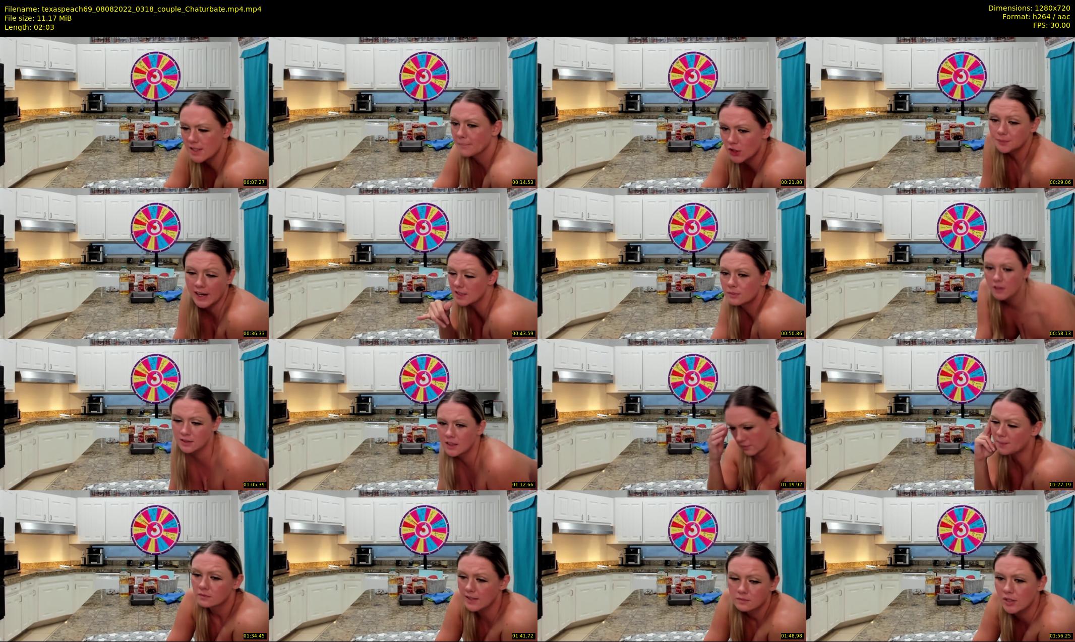 texaspeach69 — 3 minute Chaturbate female cam show recording, 720p, Aug 8, 2022