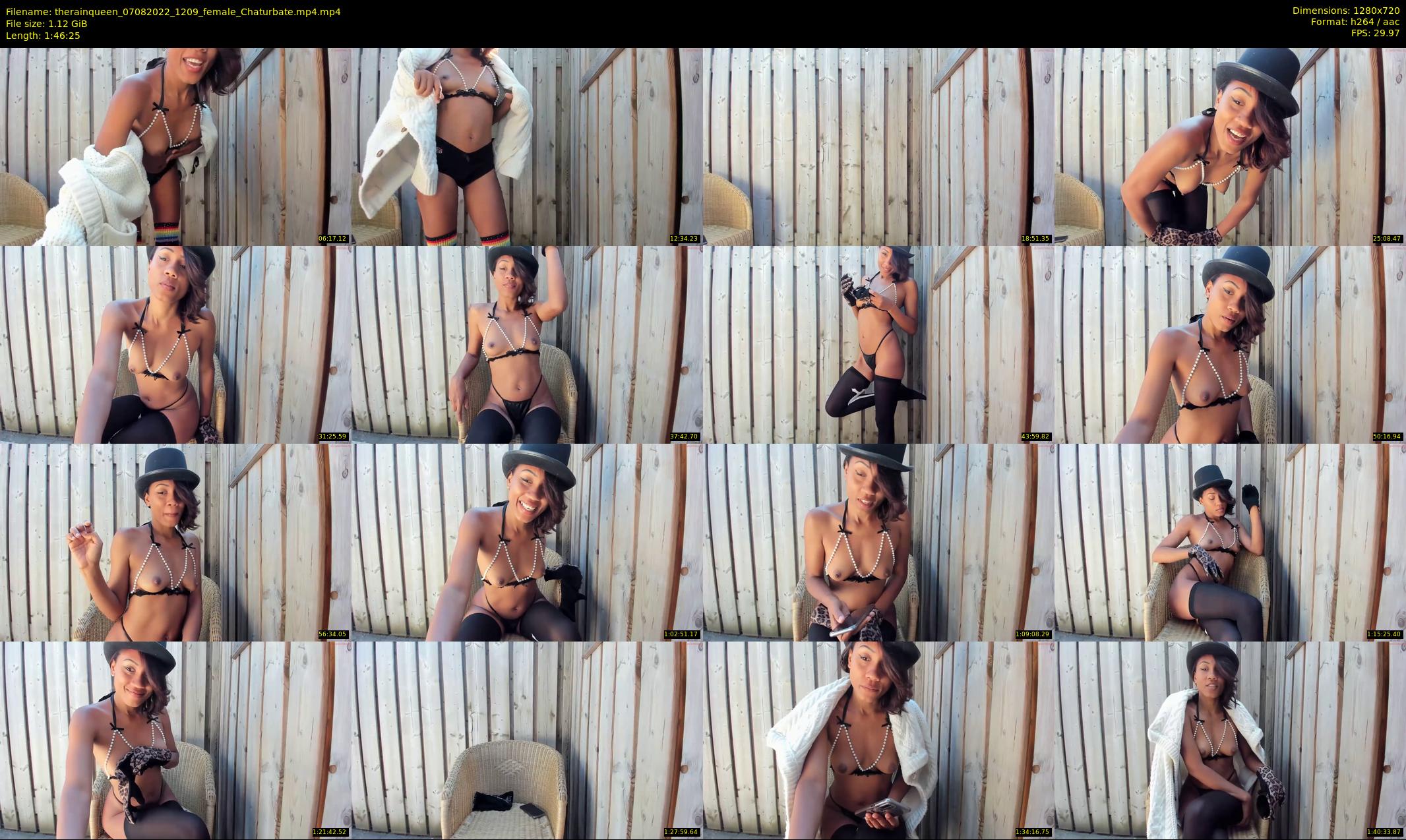 therainqueen — 107 minute Chaturbate female cam show recording, 720p, Aug 7, 2022
