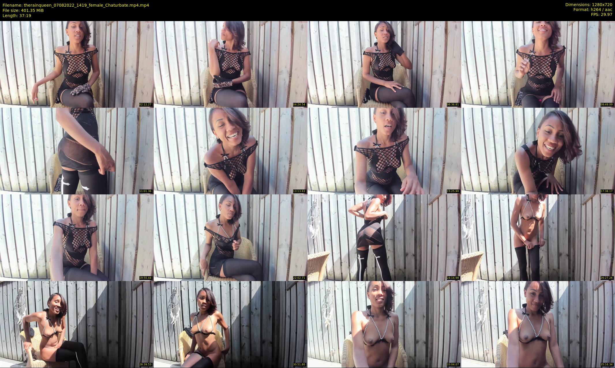 therainqueen — 38 minute Chaturbate female cam show recording, 720p, Aug 7, 2022