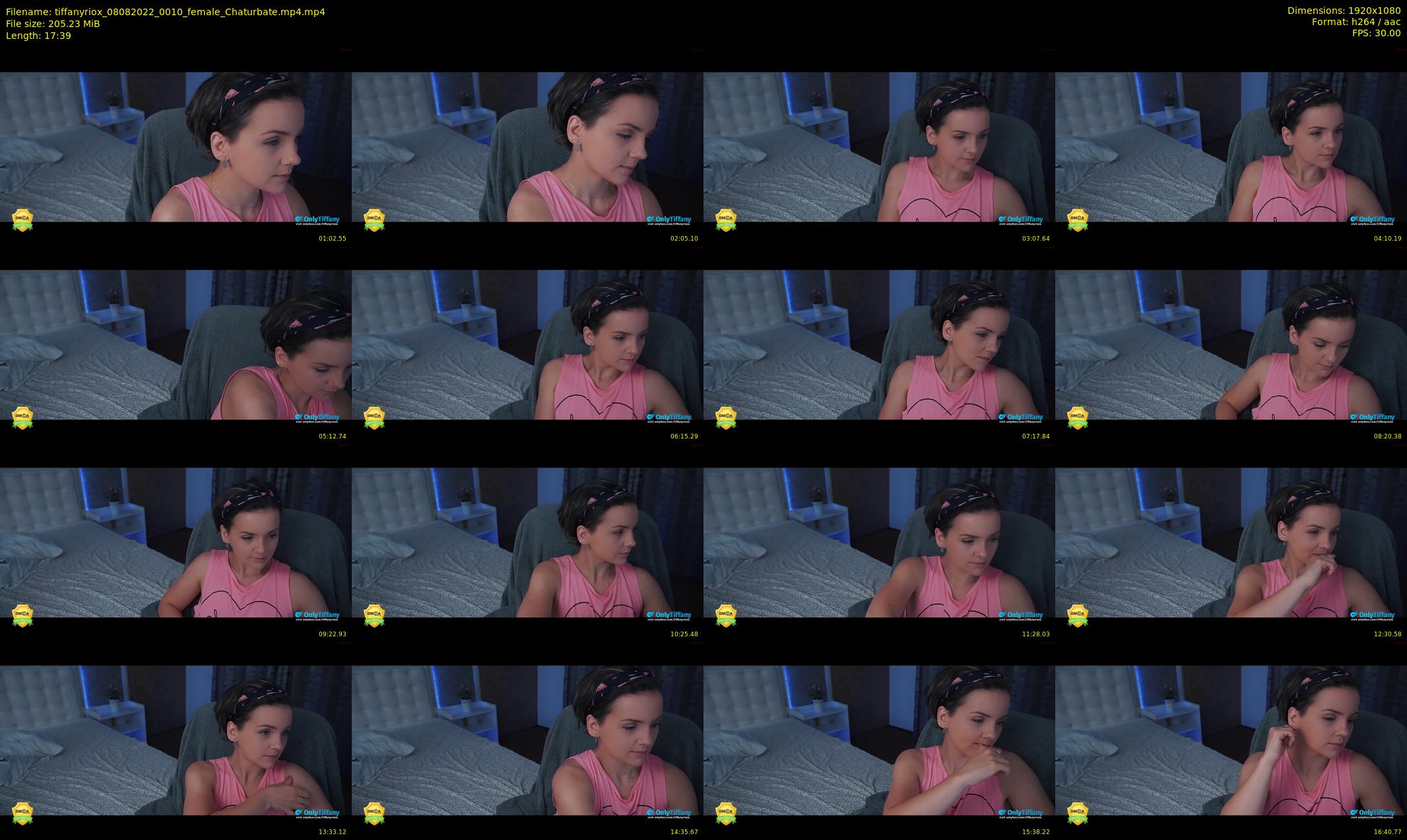 tiffanyriox — 18 minute Chaturbate female cam show recording, 1080p, Aug 8, 2022