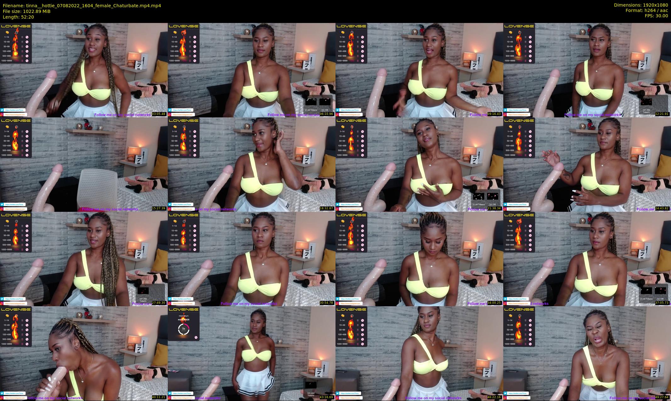 tinna__hottie — 53 minute Chaturbate female cam show recording, 1080p, Aug 7, 2022