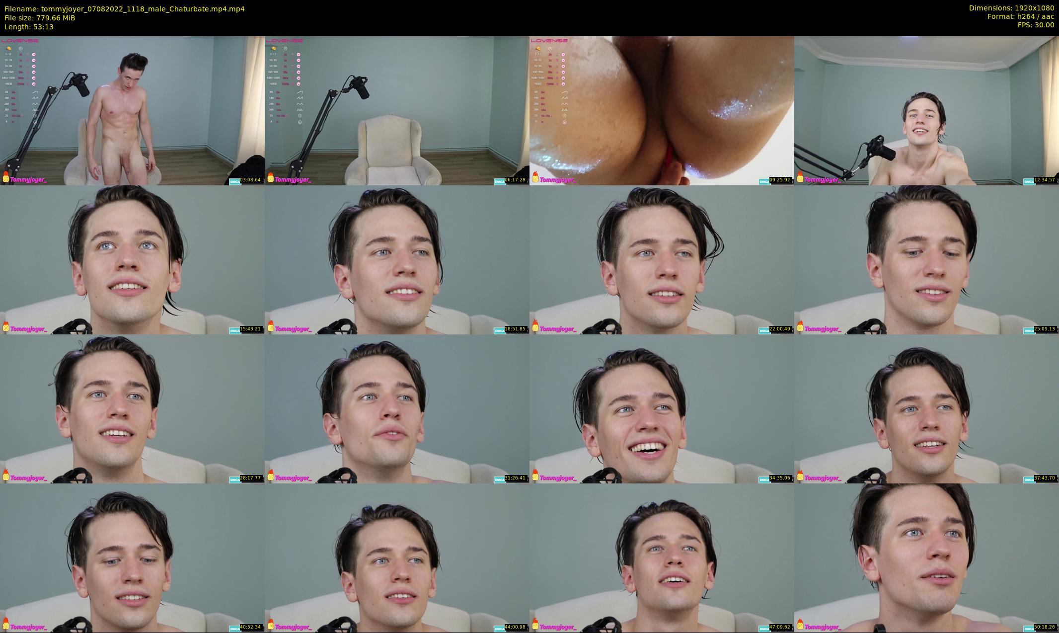tommyjoyer — 54 minute Chaturbate male cam show recording, 1080p, Aug 7, 2022