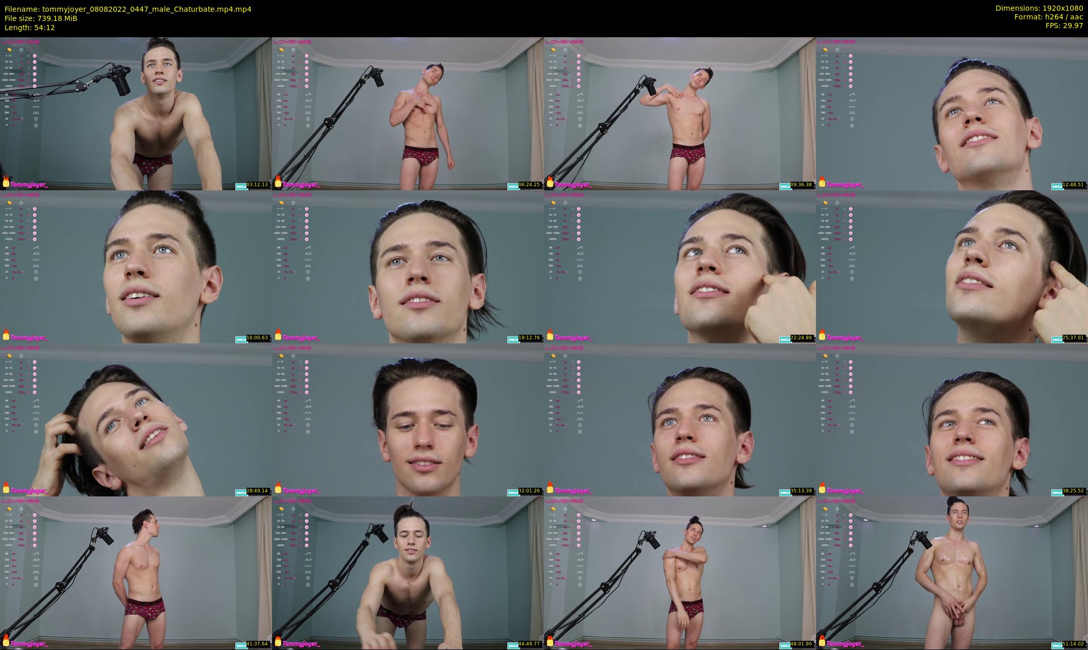 tommyjoyer — 55 minute Chaturbate male cam show recording, 1080p, Aug 8, 2022