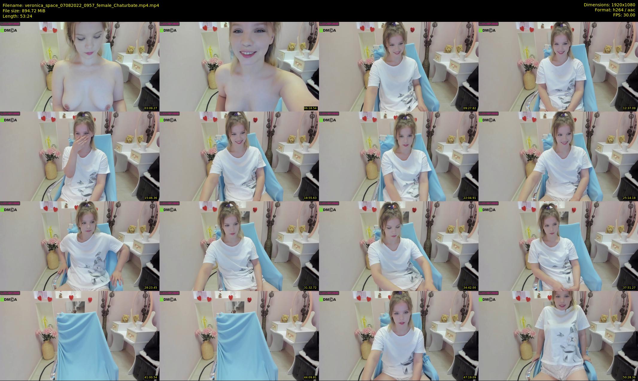 veronica_space — 54 minute Chaturbate female cam show recording, 1080p, Aug 7, 2022