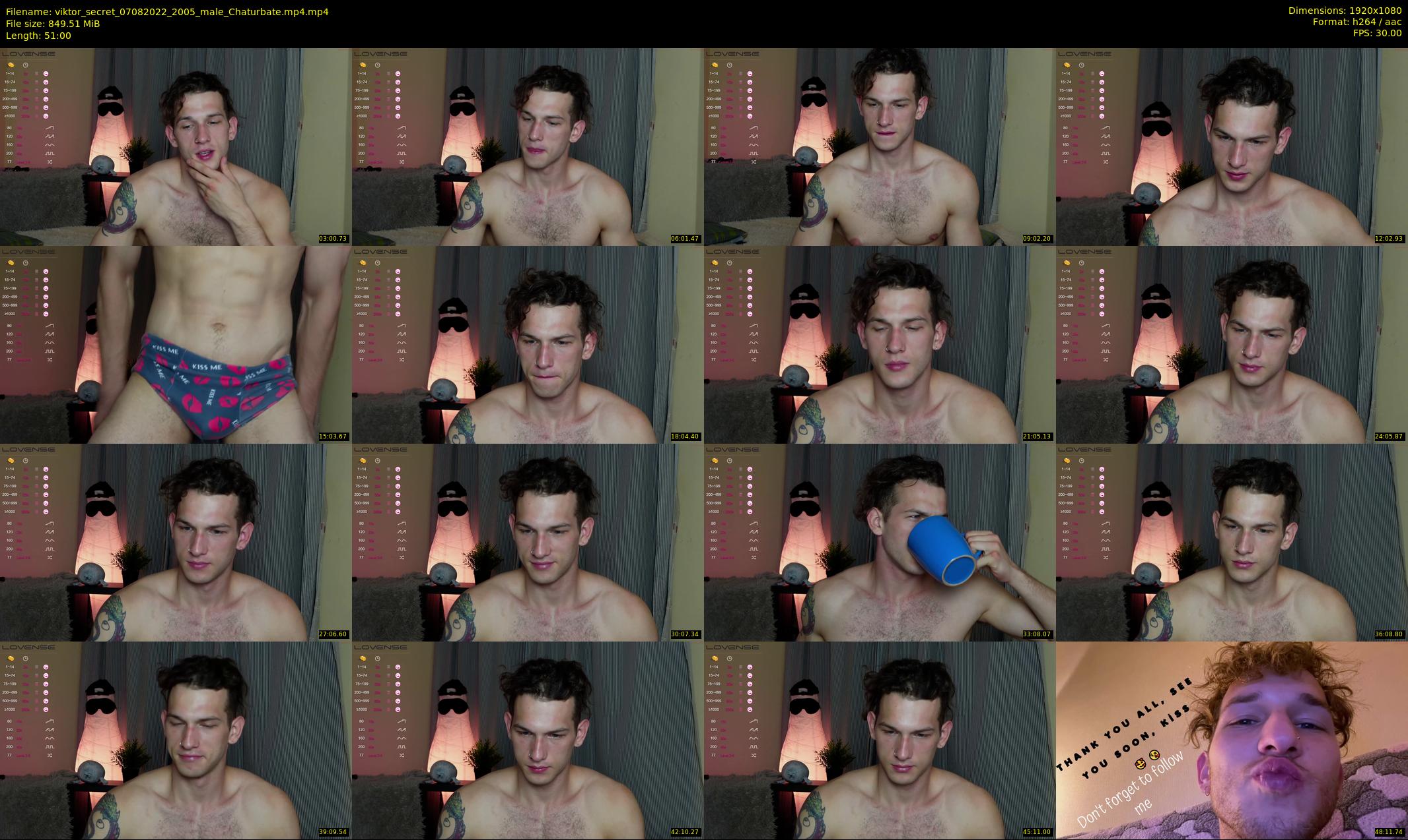 viktor_secret — 51 minute Chaturbate male cam show recording, 1080p, Aug 7, 2022