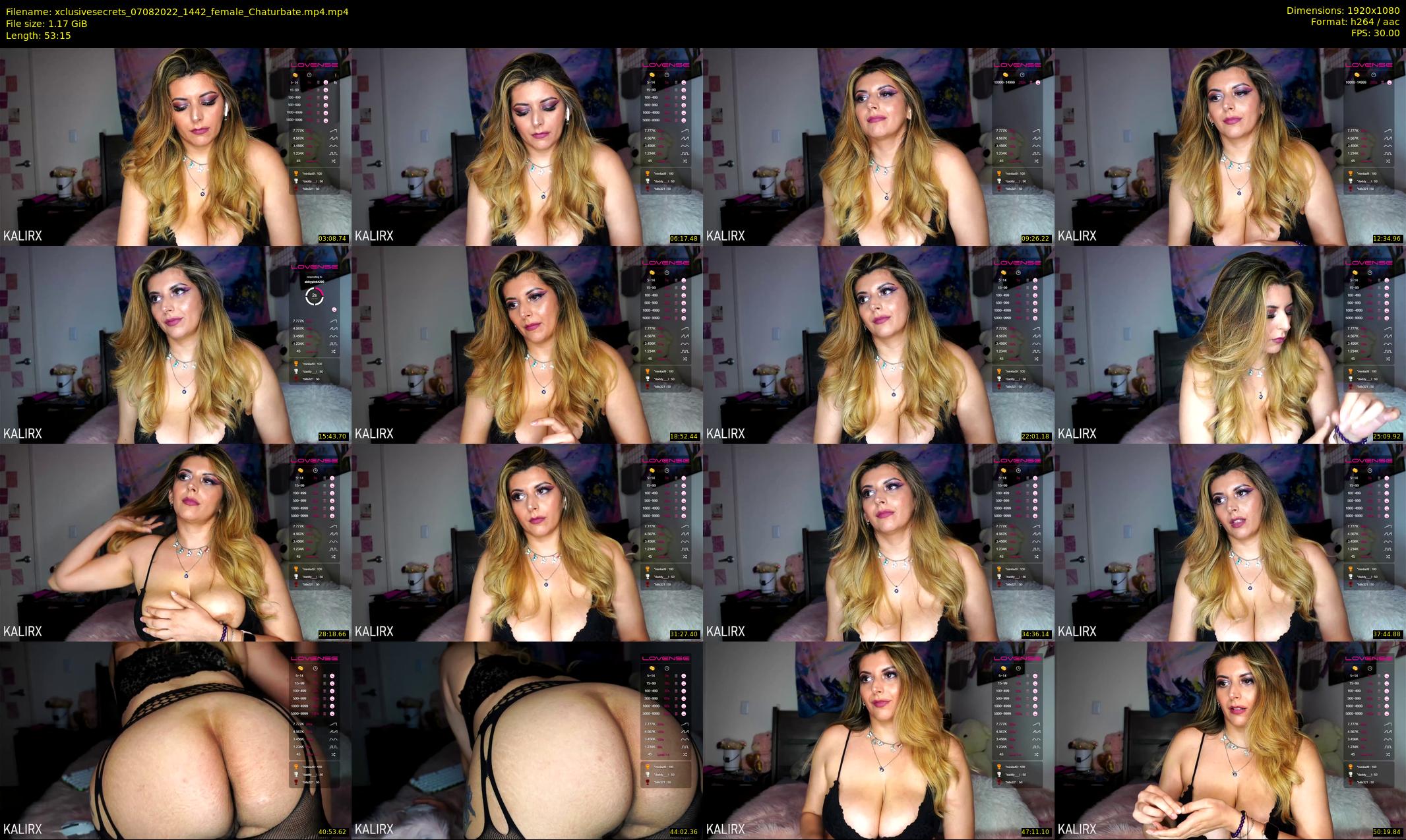 xclusivesecrets — 54 minute Chaturbate female cam show recording, 1080p, Aug 7, 2022