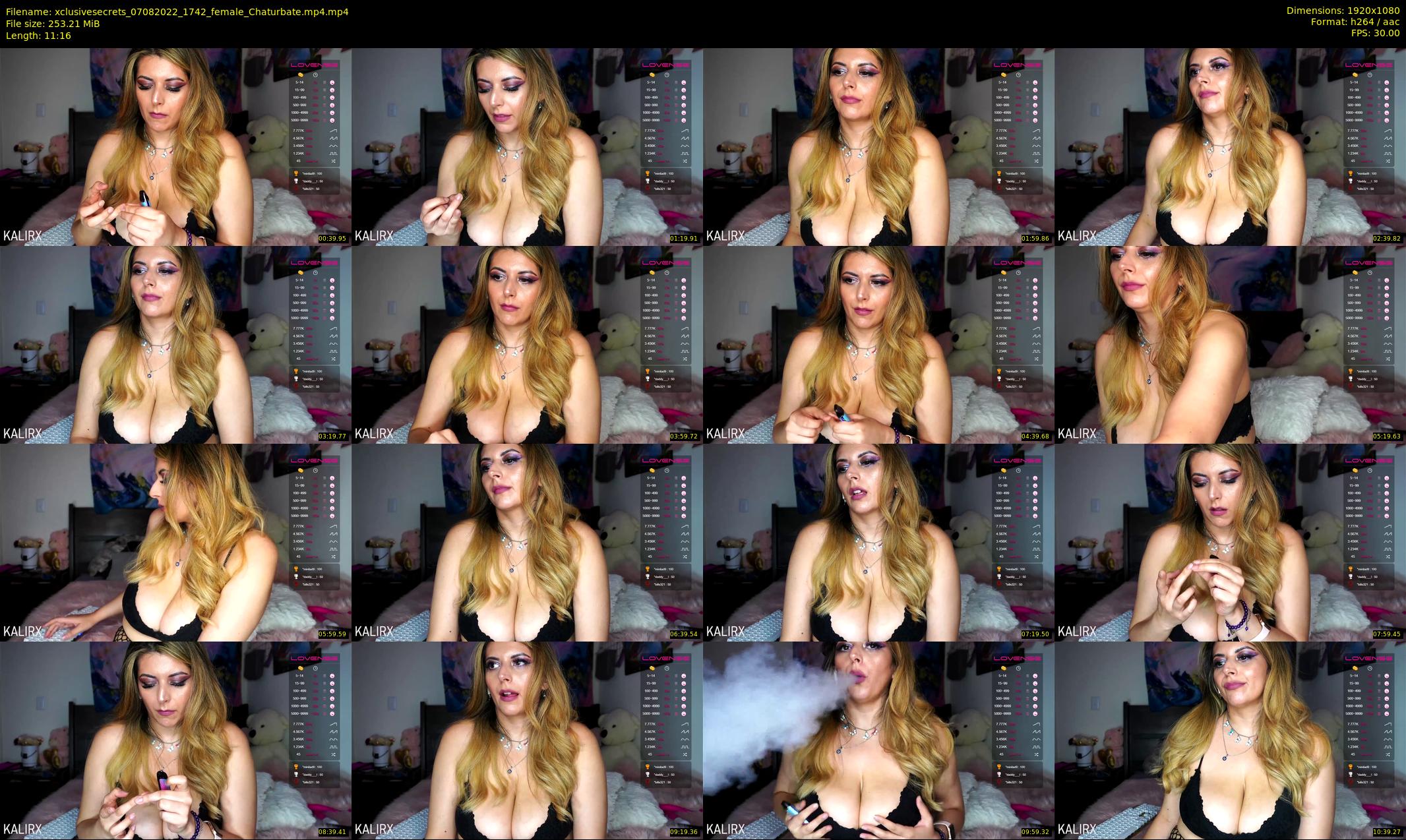 xclusivesecrets — 12 minute Chaturbate female cam show recording, 1080p, Aug 7, 2022
