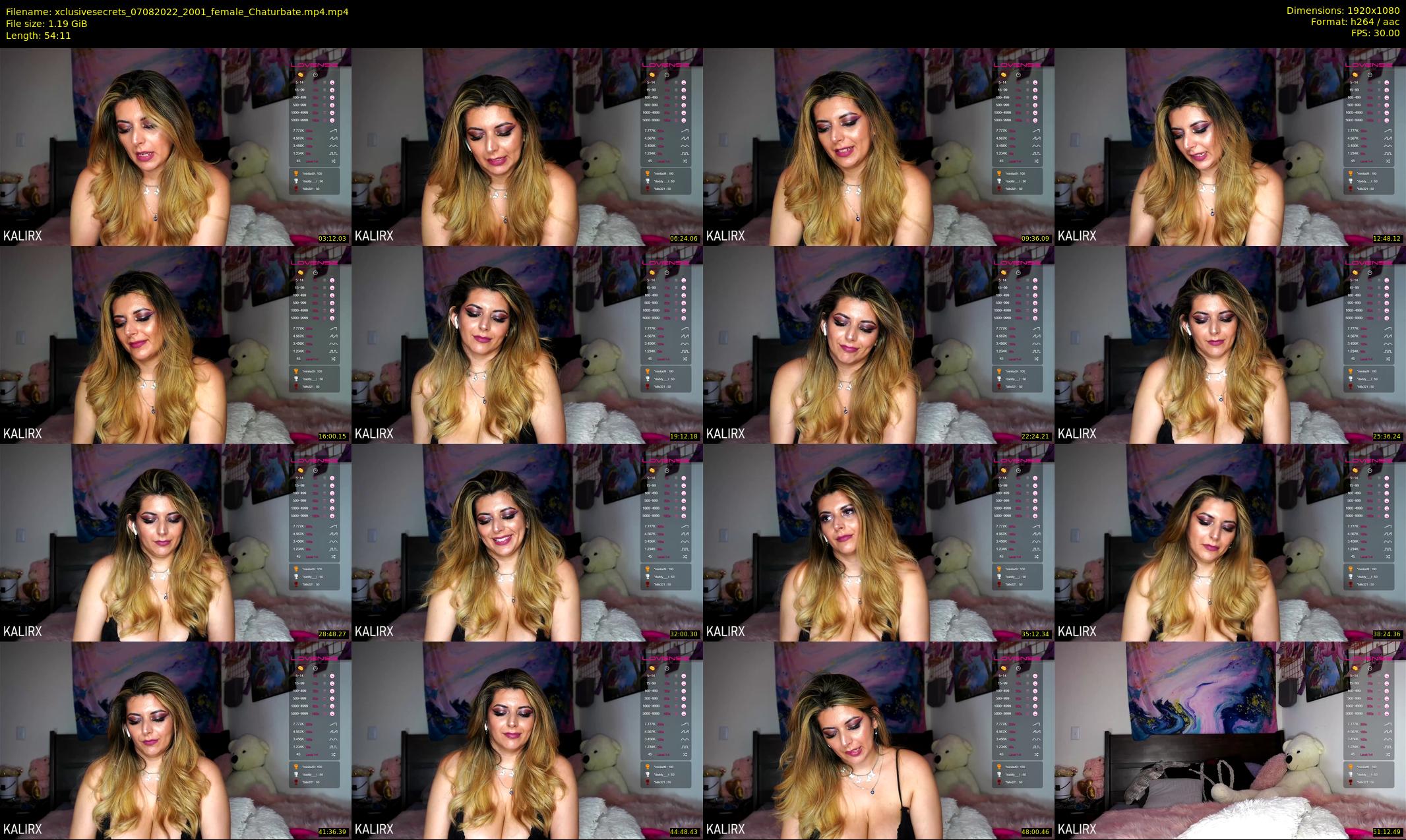 xclusivesecrets — 55 minute Chaturbate female cam show recording, 1080p, Aug 7, 2022