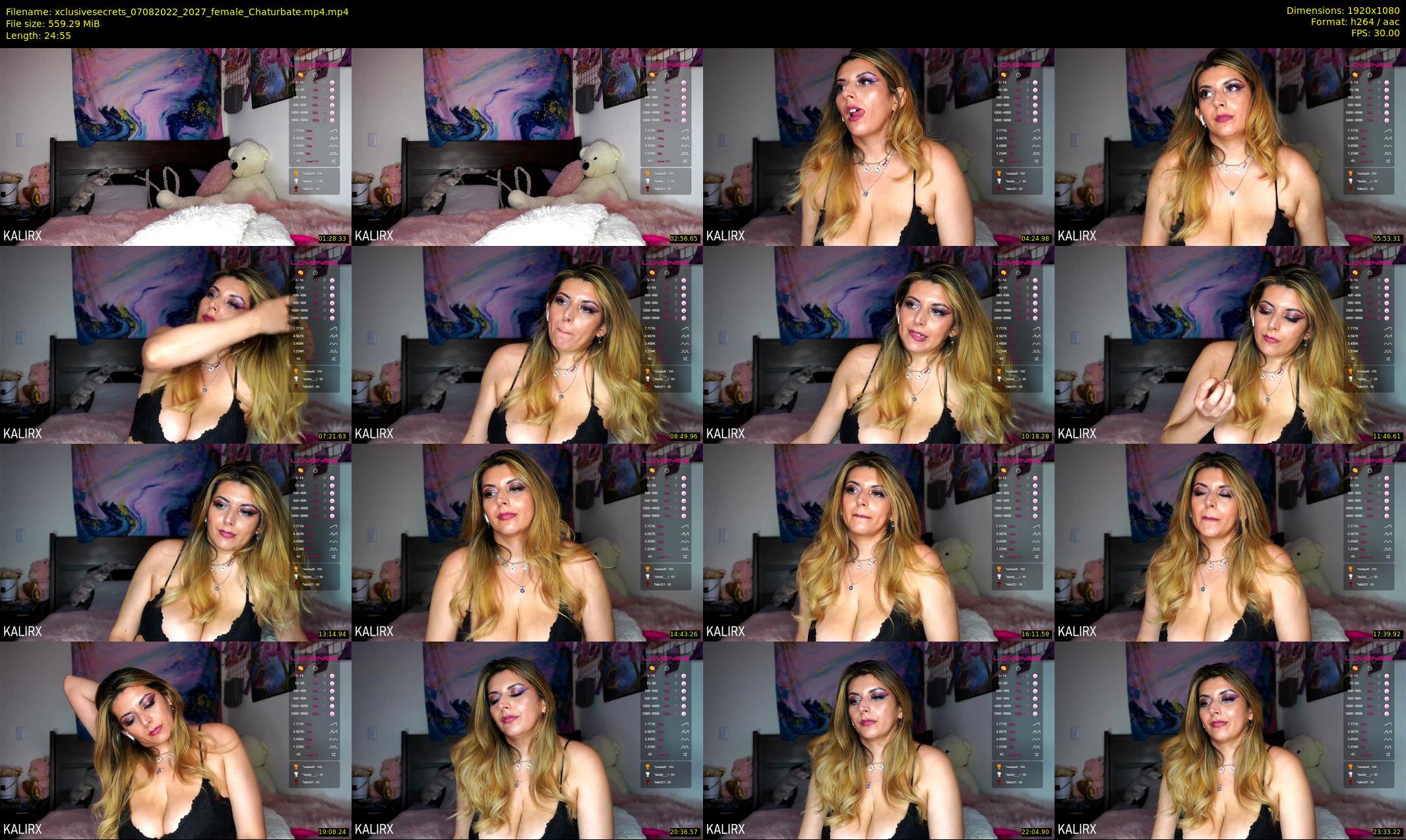 xclusivesecrets — 25 minute Chaturbate female cam show recording, 1080p, Aug 7, 2022