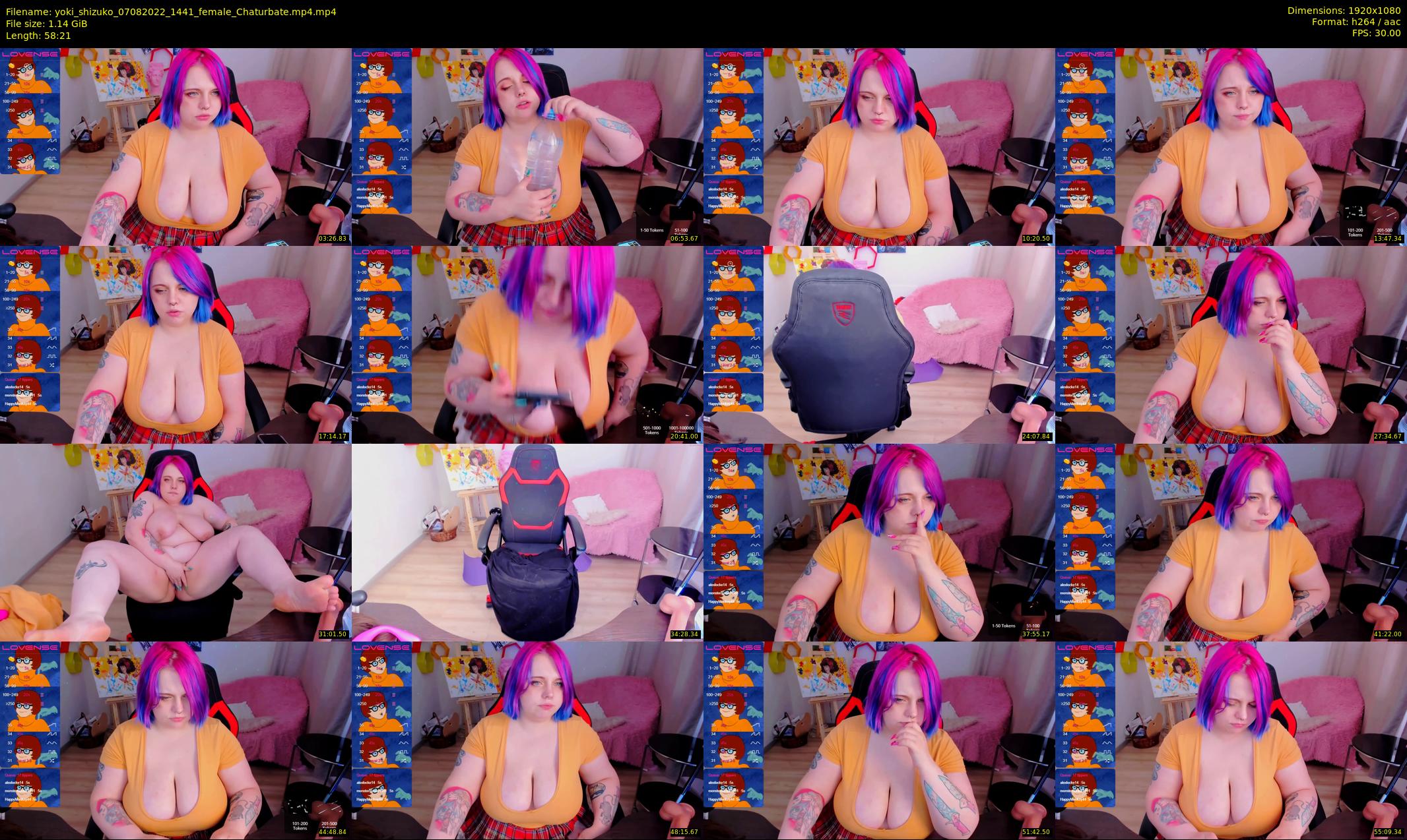 yoki_shizuko — 59 minute Chaturbate female cam show recording, 1080p, Aug 7, 2022