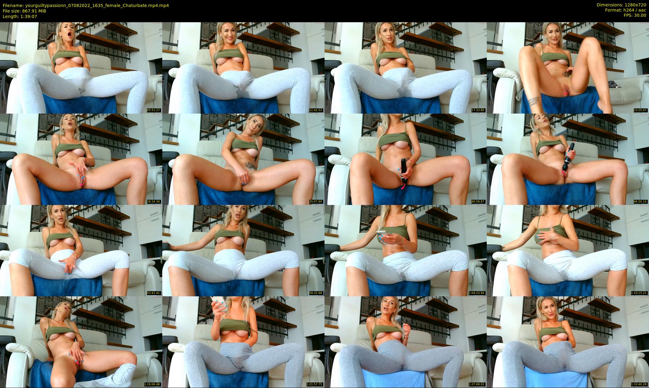 yourguiltypassionn — 100 minute Chaturbate female cam show recording, 720p, Aug 7, 2022