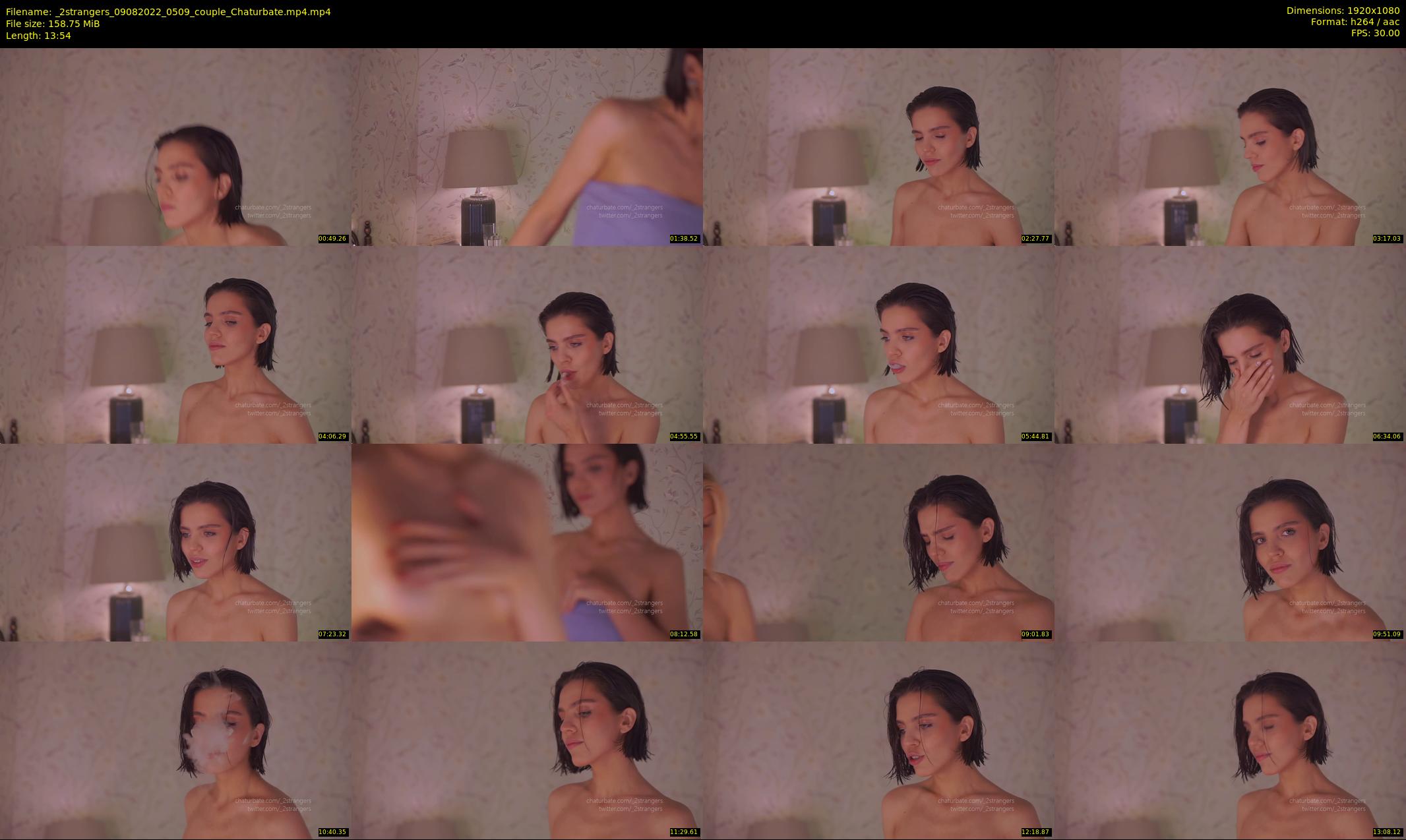 _2strangers — 14 minute Chaturbate couple cam show recording, 1080p, Aug 9, 2022