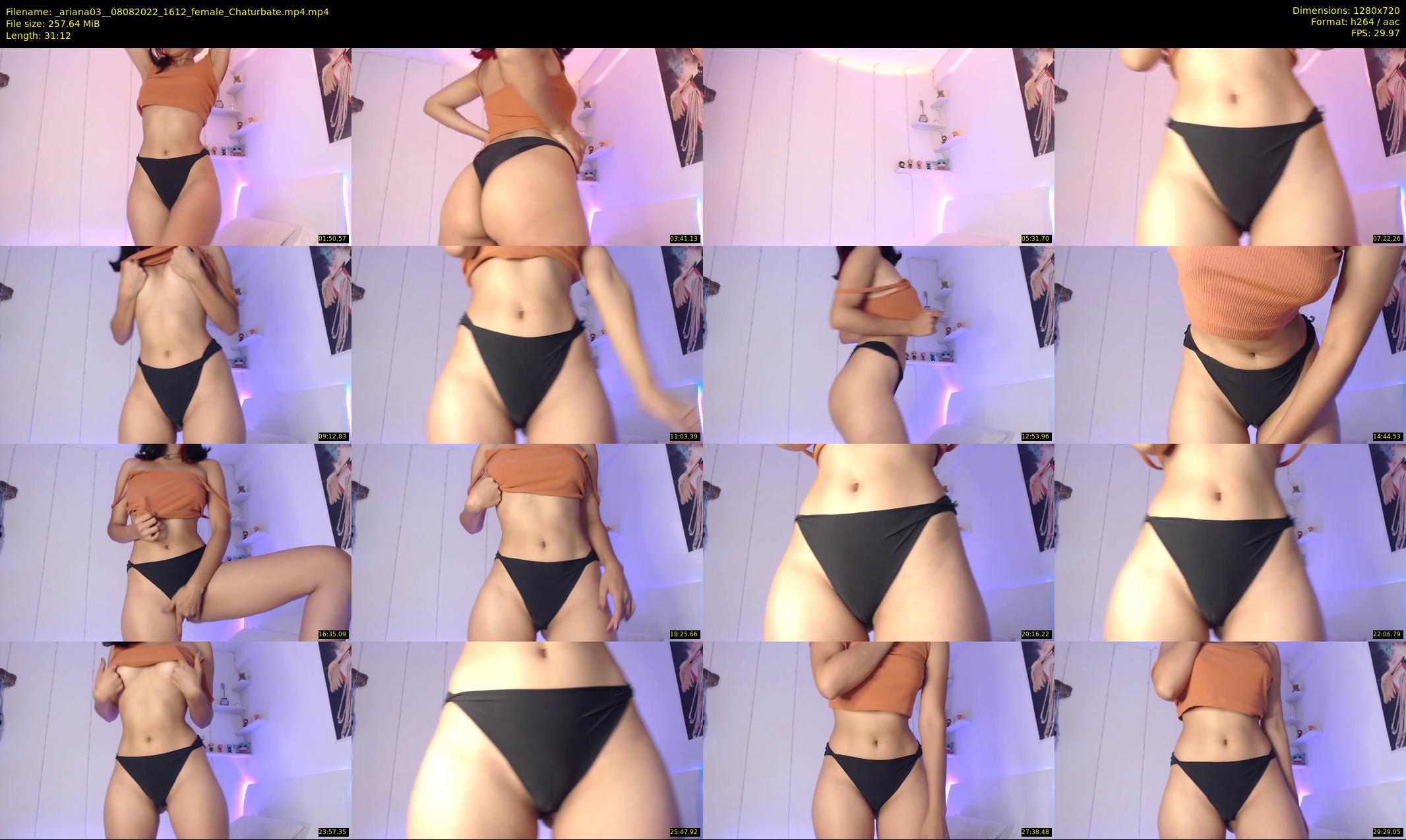 _ariana03_ — 32 minute Chaturbate female cam show recording, 720p, Aug 8, 2022