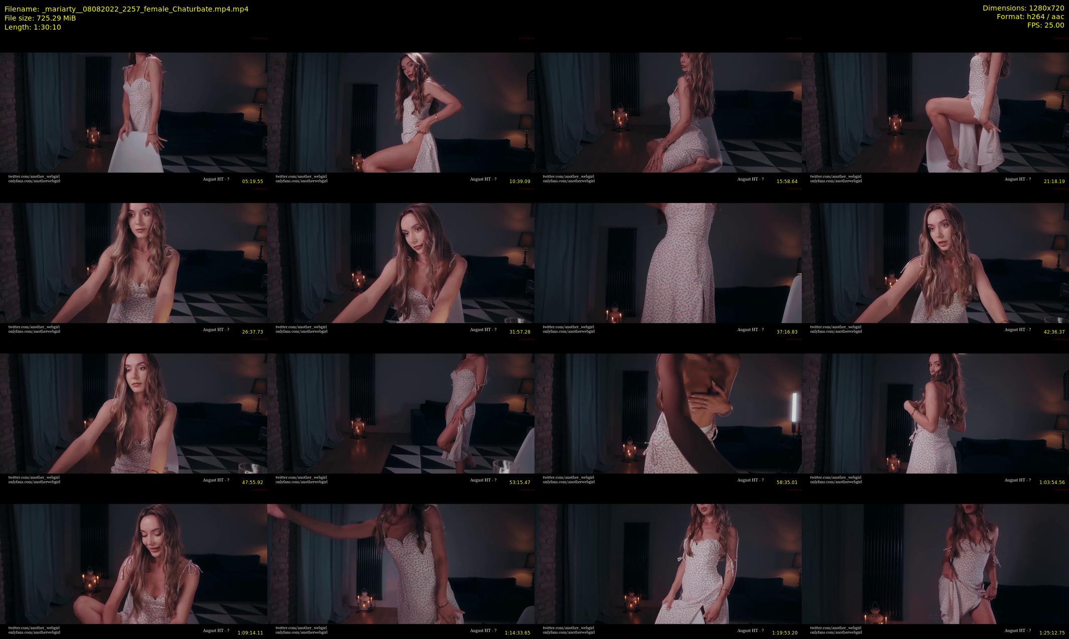 _mariarty_ — 91 minute Chaturbate female cam show recording, 720p, Aug 8, 2022