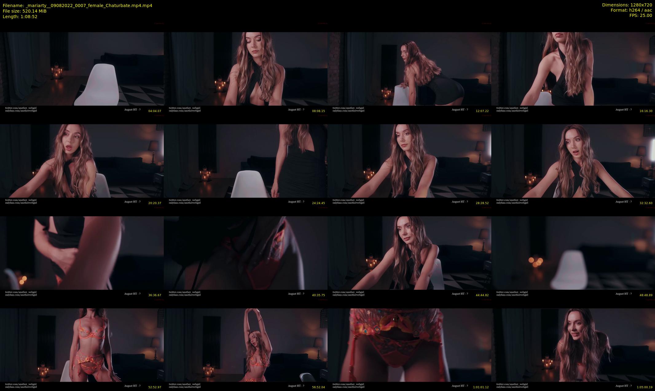 _mariarty_ — 69 minute Chaturbate female cam show recording, 720p, Aug 9, 2022