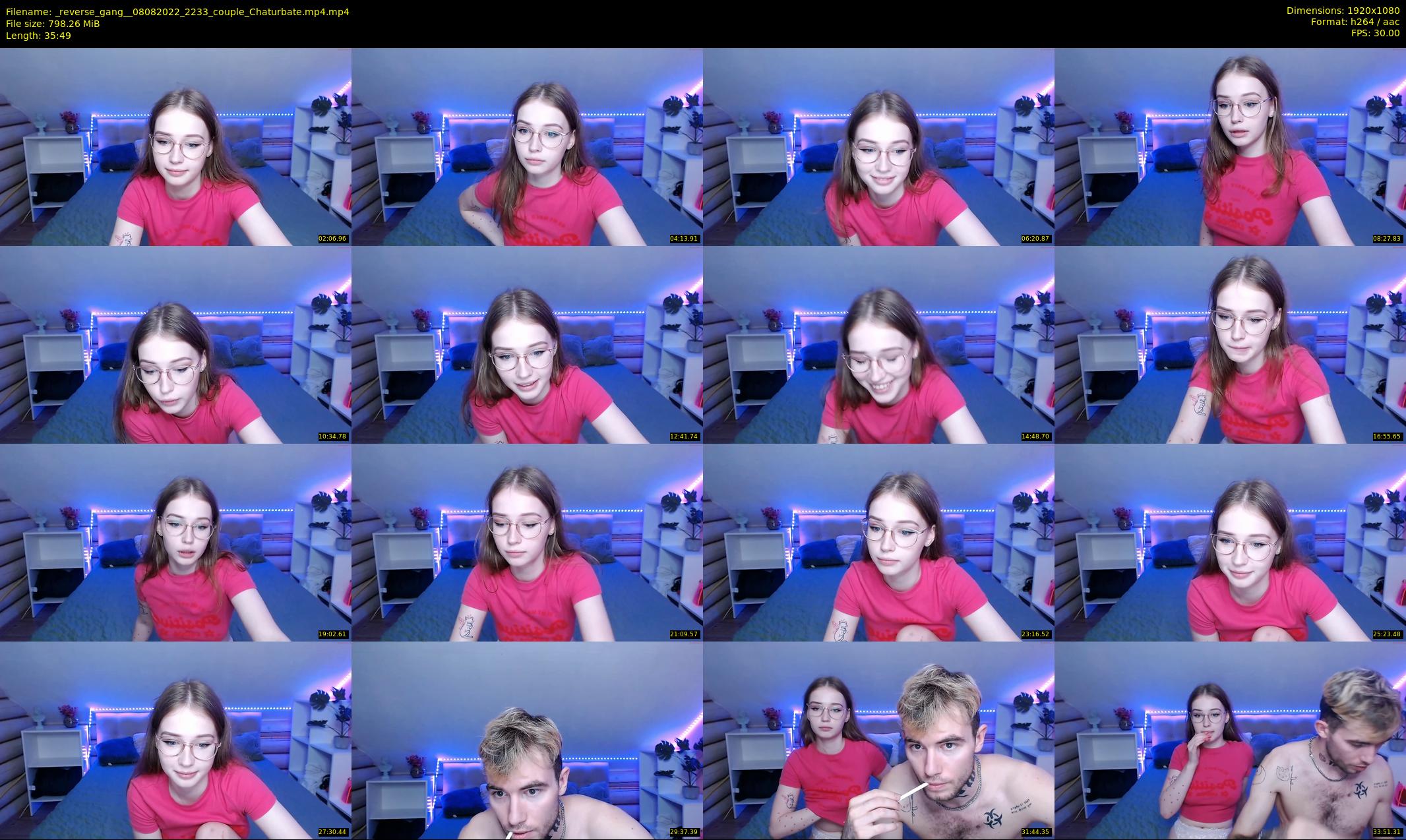 _reverse_gang_ — 36 minute Chaturbate couple cam show recording, 1080p, Aug 8, 2022
