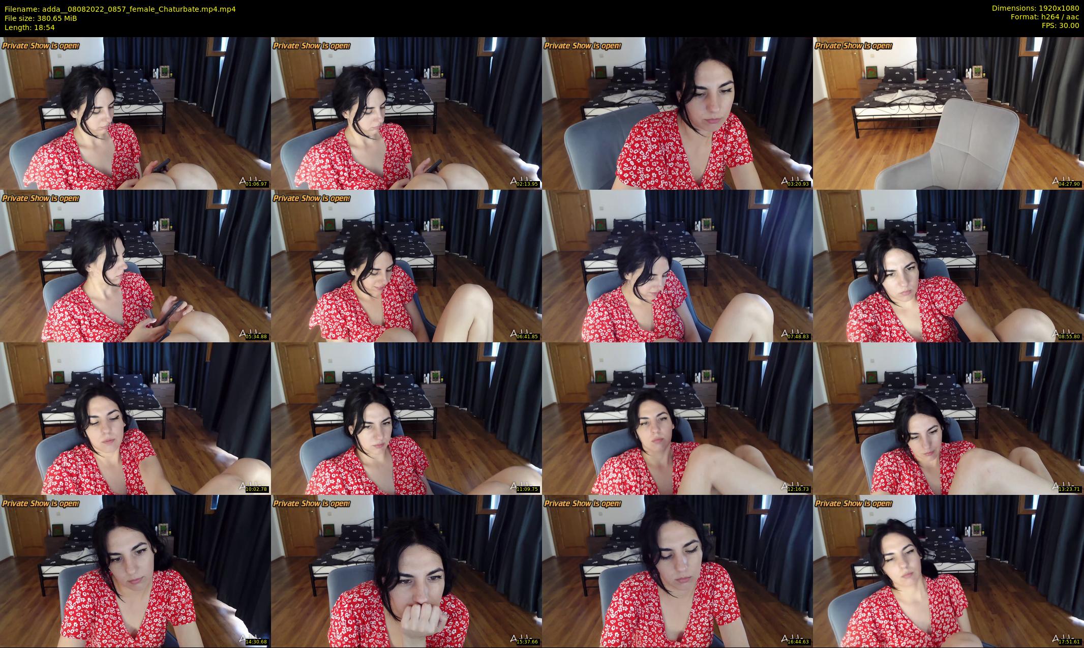 adda_ — 19 minute Chaturbate female cam show recording, 1080p, Aug 8, 2022