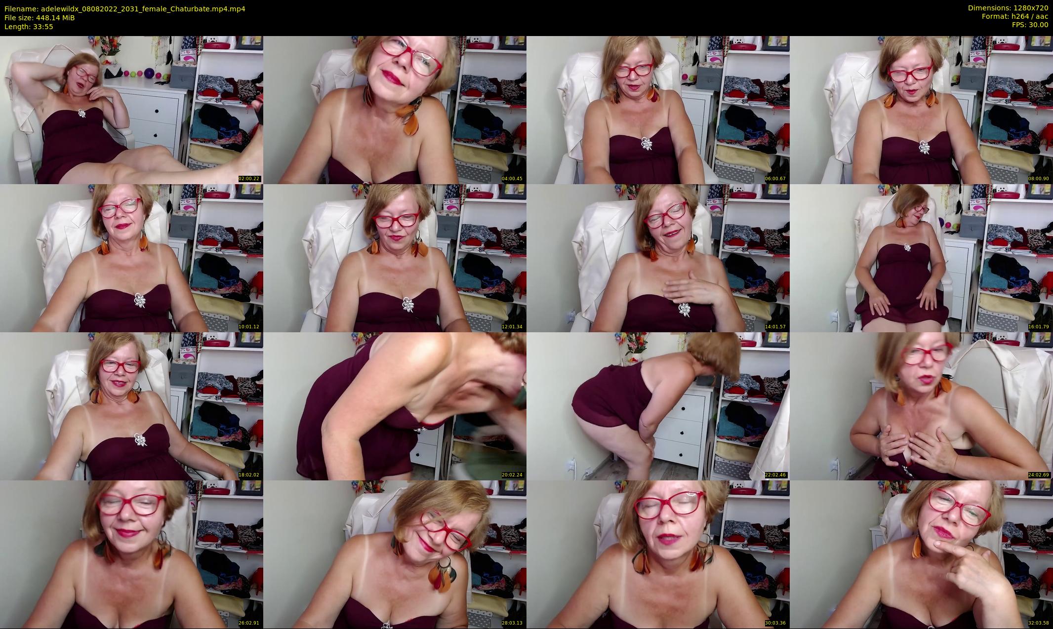 adelewildx — 34 minute Chaturbate female cam show recording, 720p, Aug 8, 2022