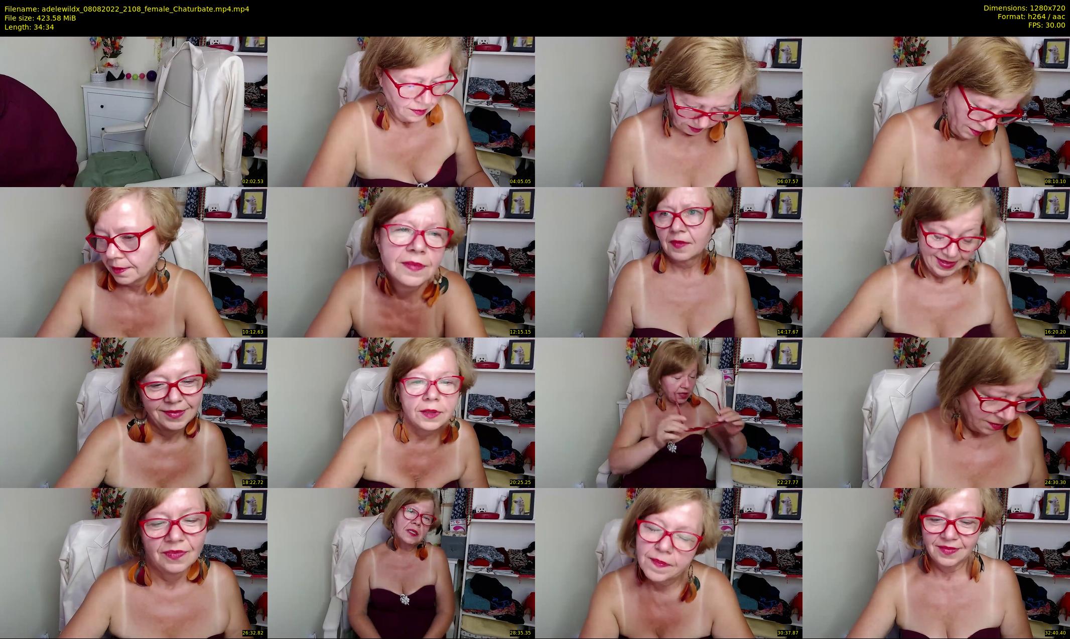 adelewildx — 35 minute Chaturbate female cam show recording, 720p, Aug 8, 2022