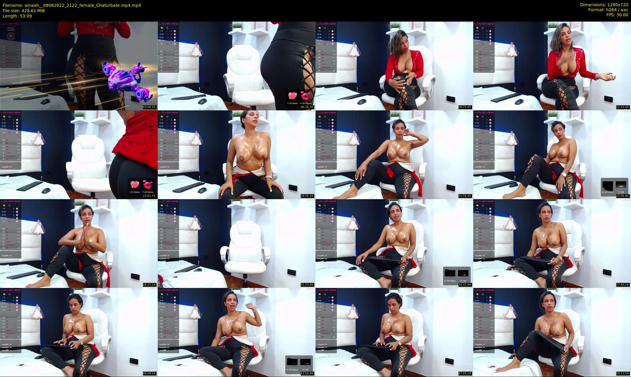 ainaah_ — 54 minute Chaturbate female cam show recording, 720p, Aug 8, 2022