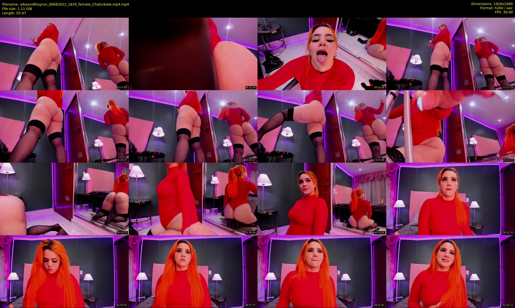 albaandthayron — 56 minute Chaturbate couple cam show recording, 1080p, Aug 8, 2022