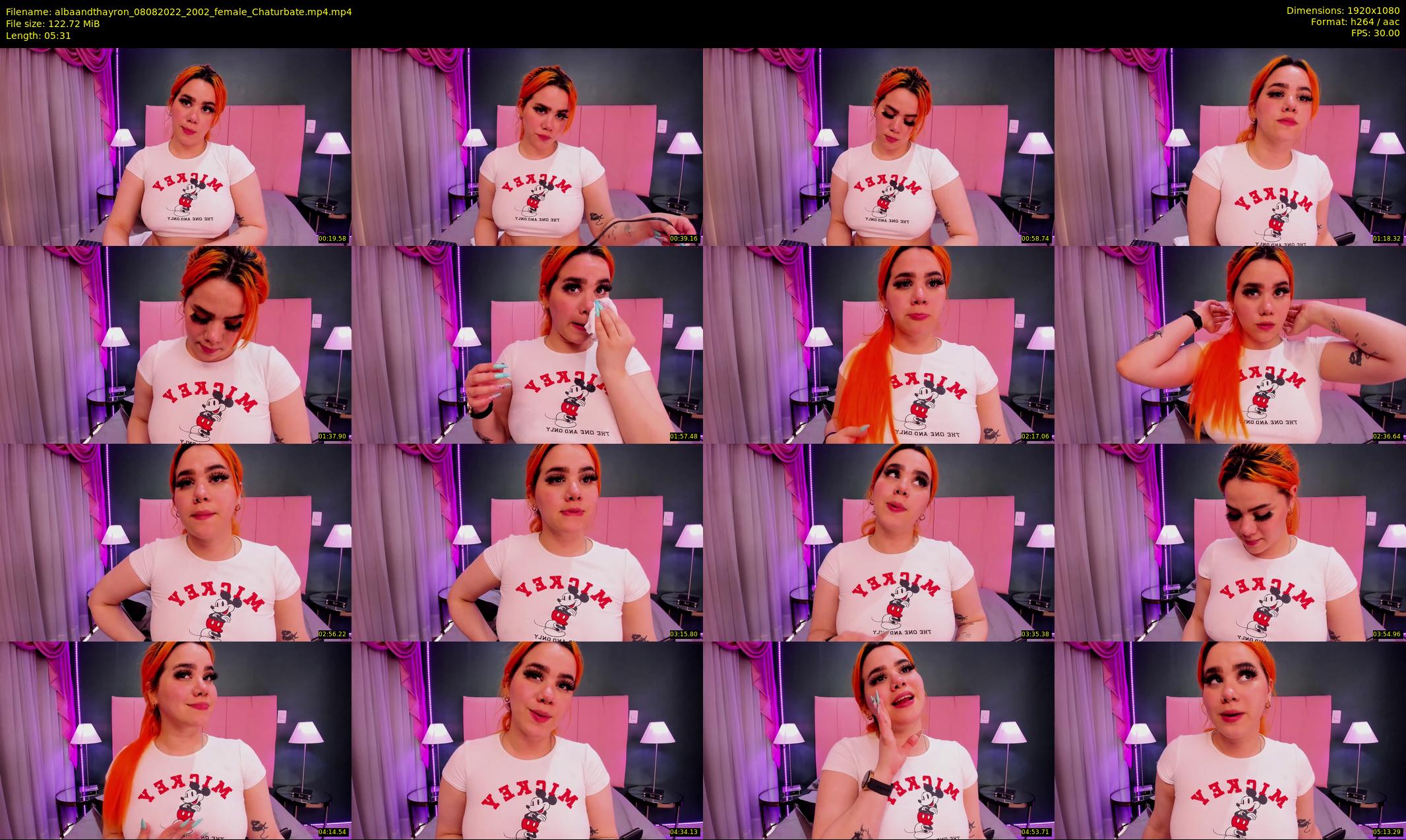 albaandthayron — 6 minute Chaturbate couple cam show recording, 1080p, Aug 8, 2022