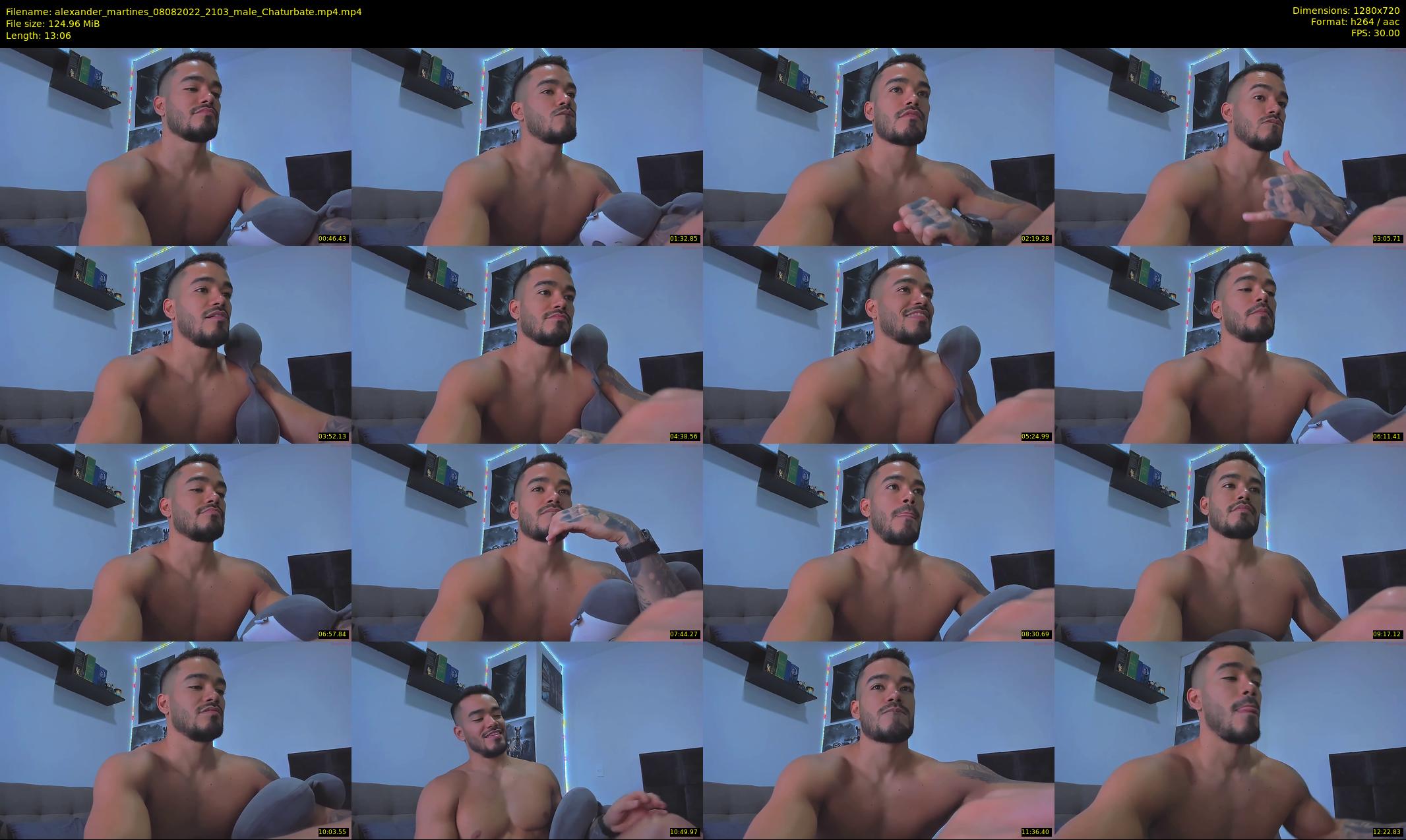 alexander_martines — 14 minute Chaturbate male cam show recording, 720p, Aug 8, 2022
