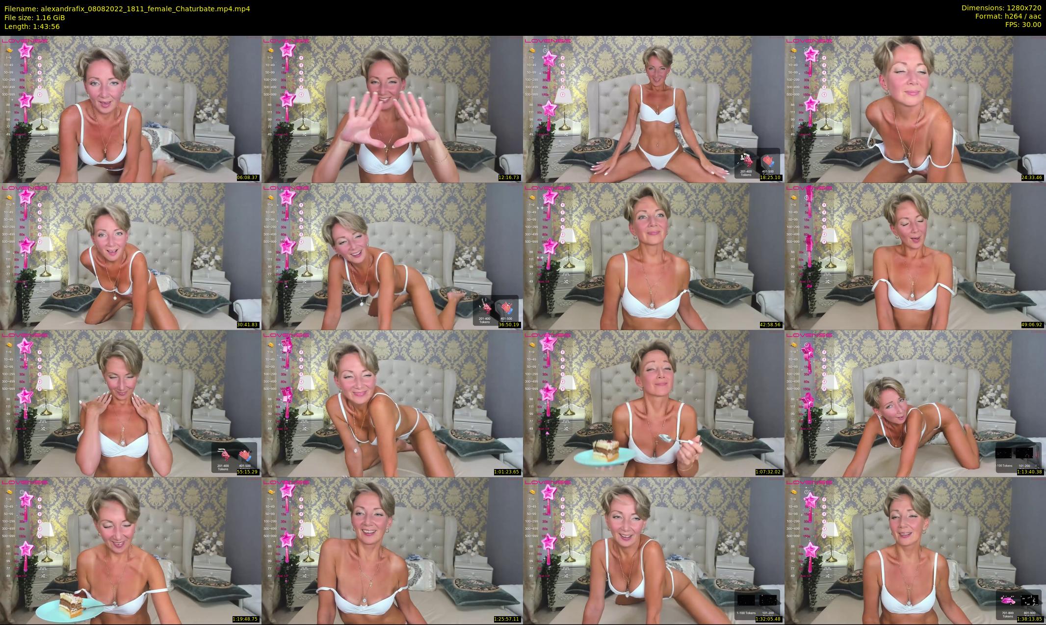 alexandrafix — 104 minute Chaturbate female cam show recording, 720p, Aug 8, 2022