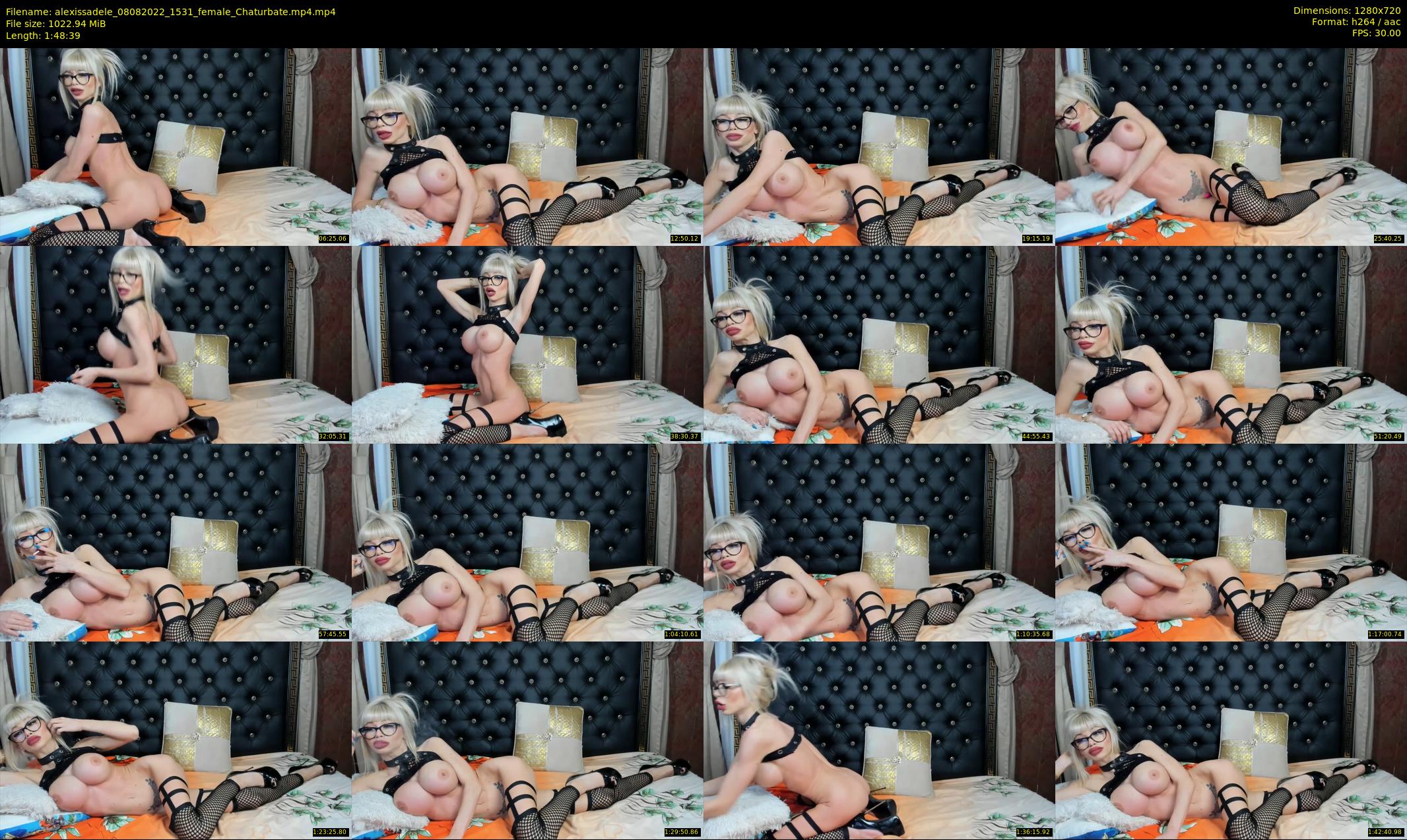 alexissadele — 109 minute Chaturbate female cam show recording, 720p, Aug 8, 2022
