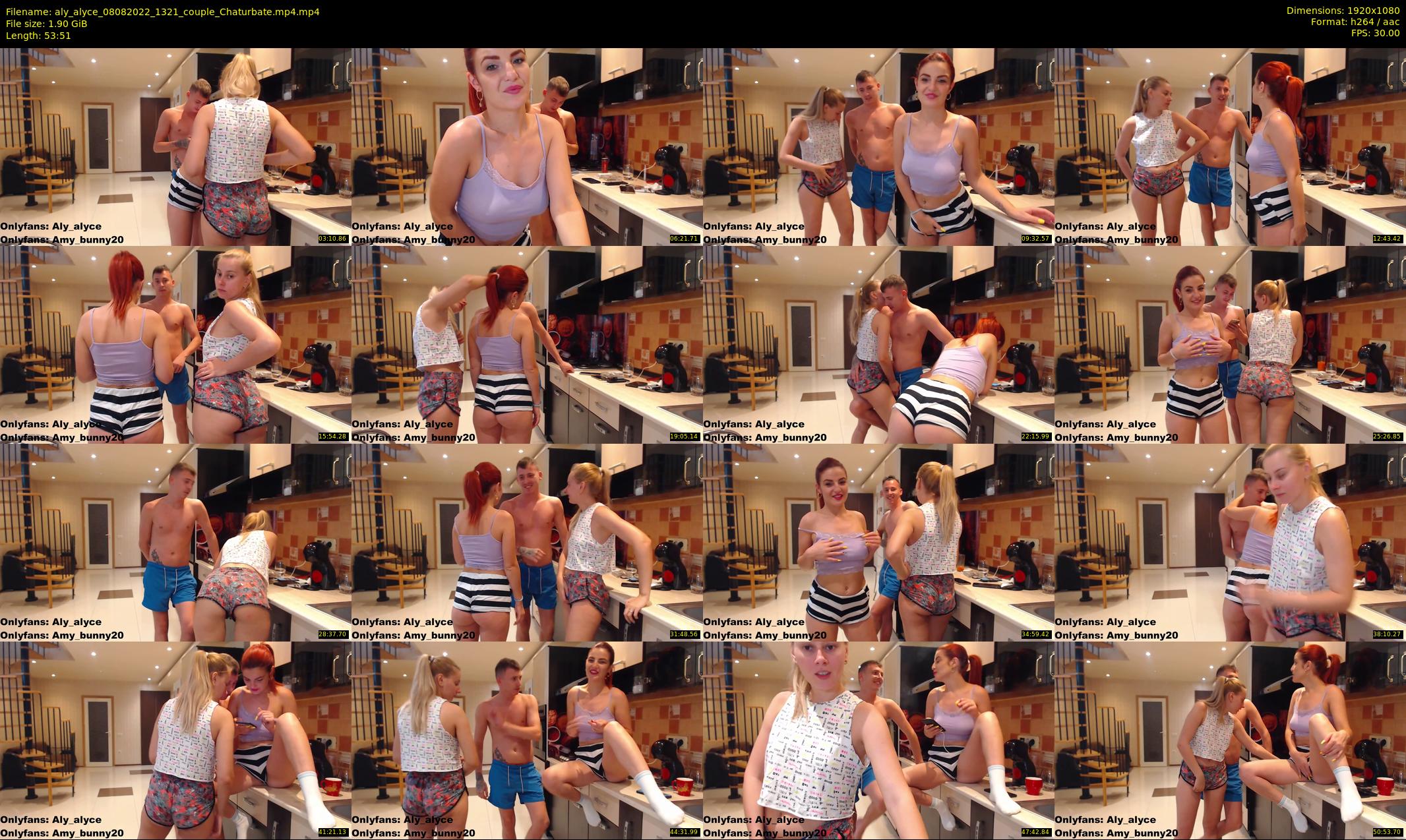 aly_alyce — 54 minute Chaturbate female cam show recording, 1080p, Aug 8, 2022