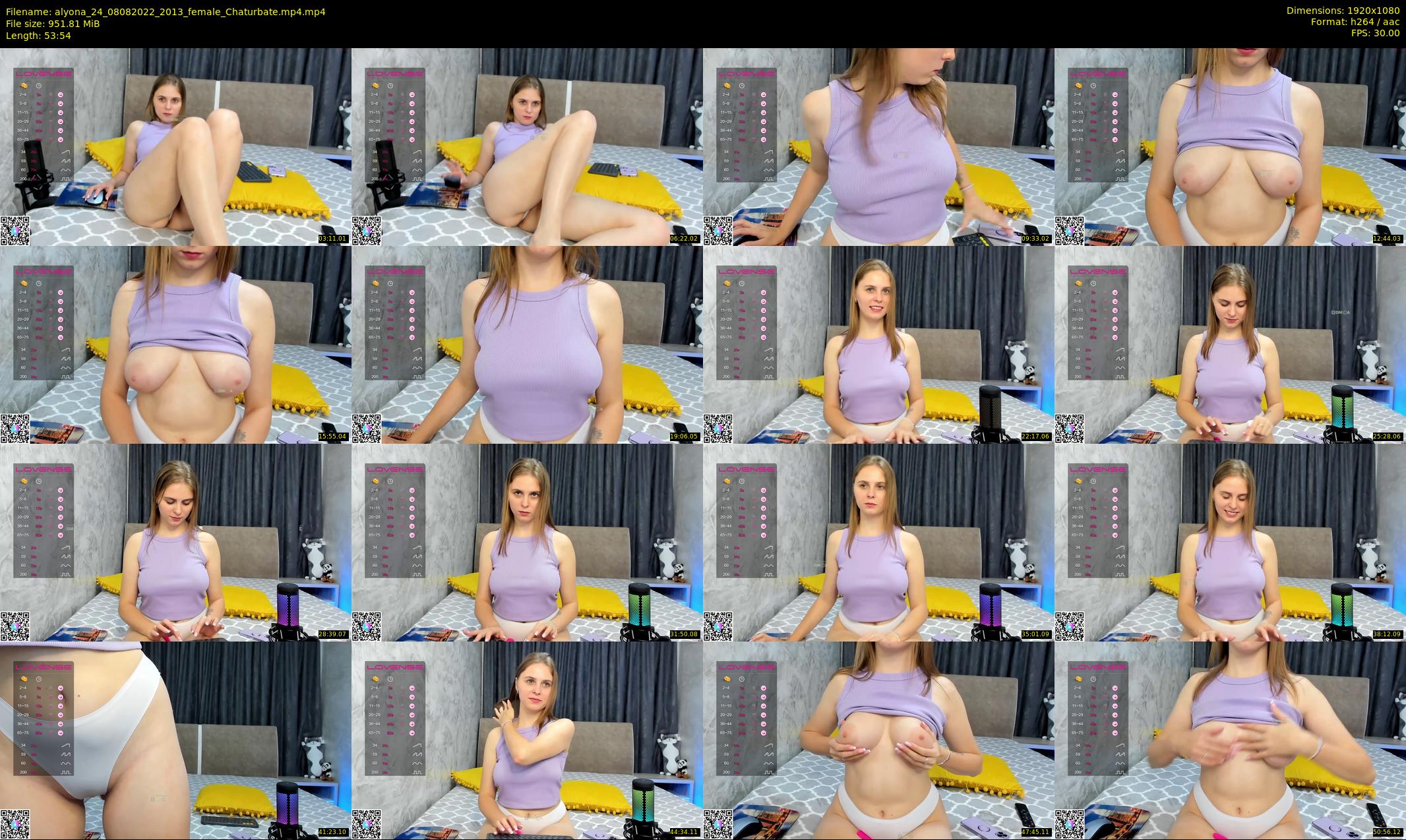alyona_24 — 54 minute Chaturbate female cam show recording, 1080p, Aug 8, 2022