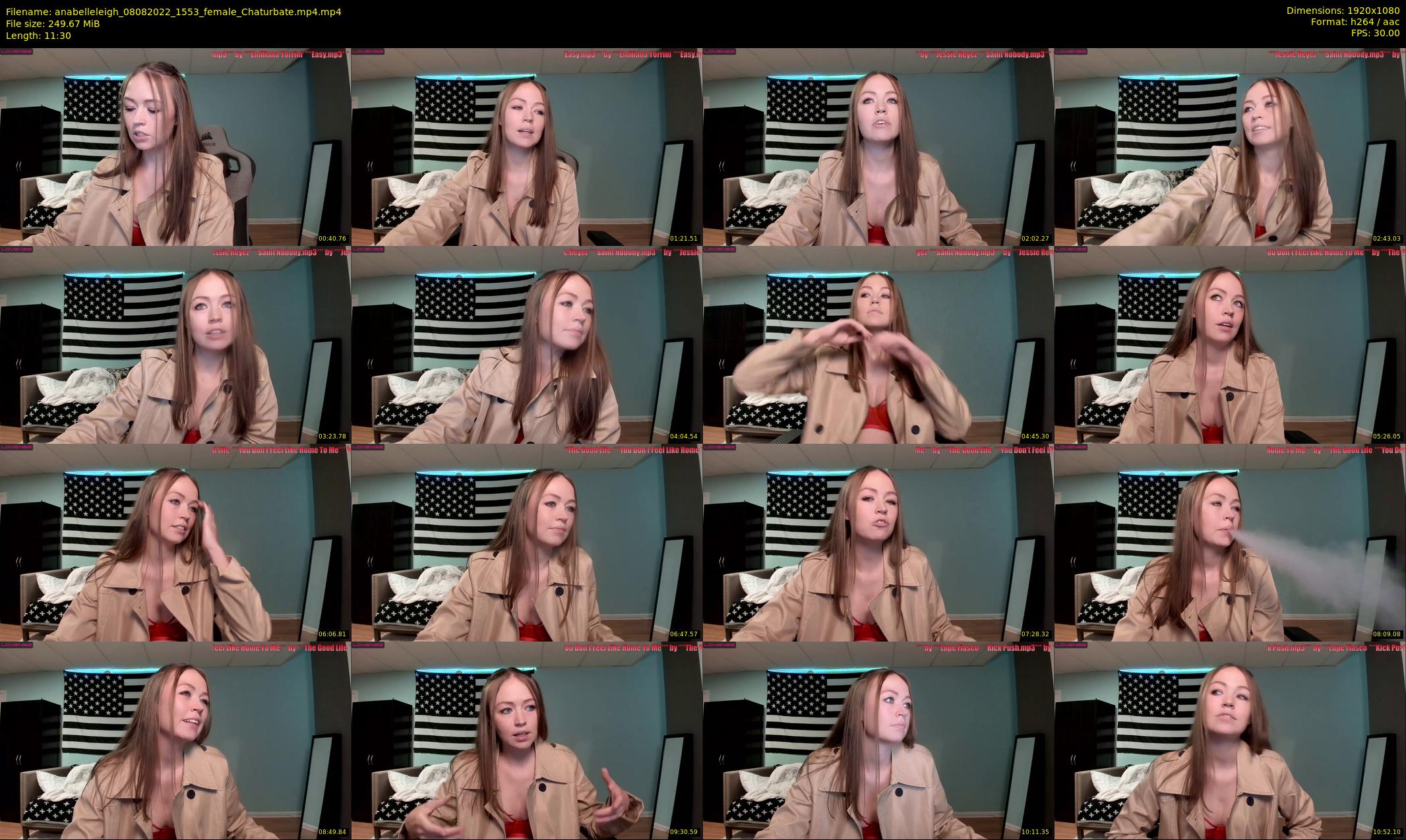 anabelleleigh — 12 minute Chaturbate female cam show recording, 1080p, Aug 8, 2022
