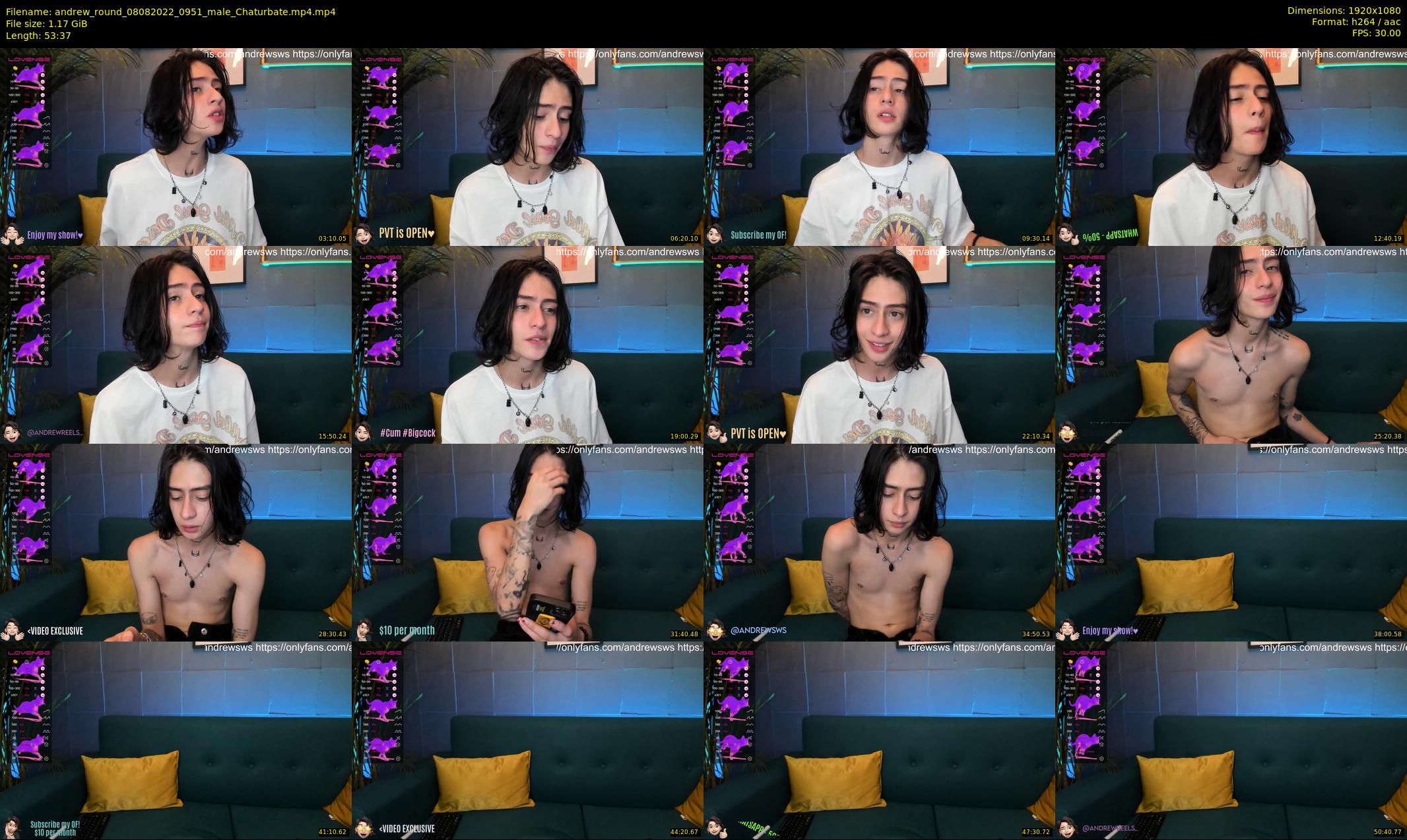 andrew_round — 54 minute Chaturbate male cam show recording, 1080p, Aug 8, 2022