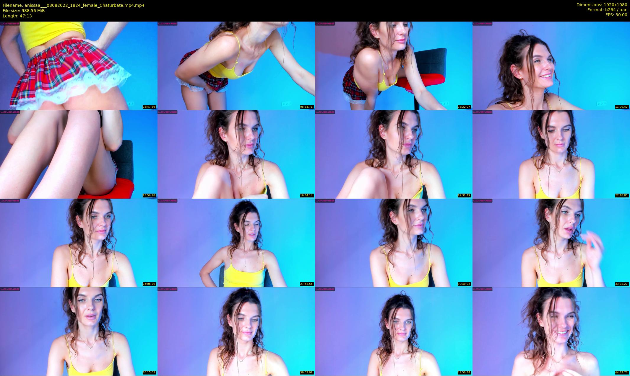 anissaa__ — 48 minute Chaturbate female cam show recording, 1080p, Aug 8, 2022