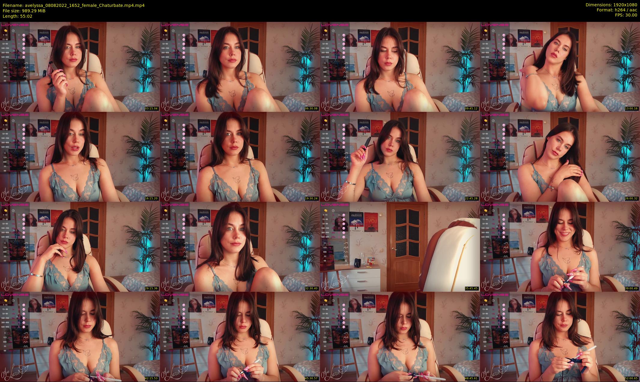 avelyssa — 56 minute Chaturbate female cam show recording, 1080p, Aug 8, 2022