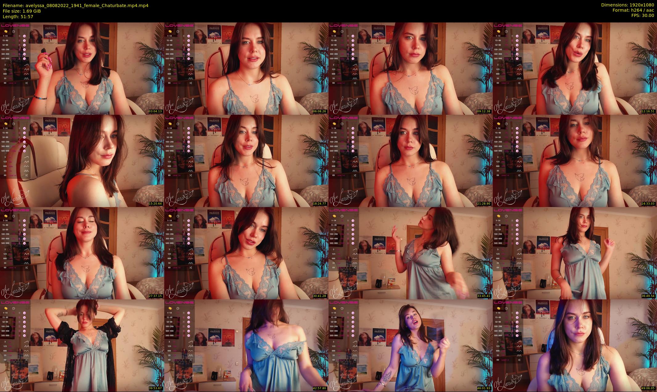 avelyssa — 52 minute Chaturbate female cam show recording, 1080p, Aug 8, 2022