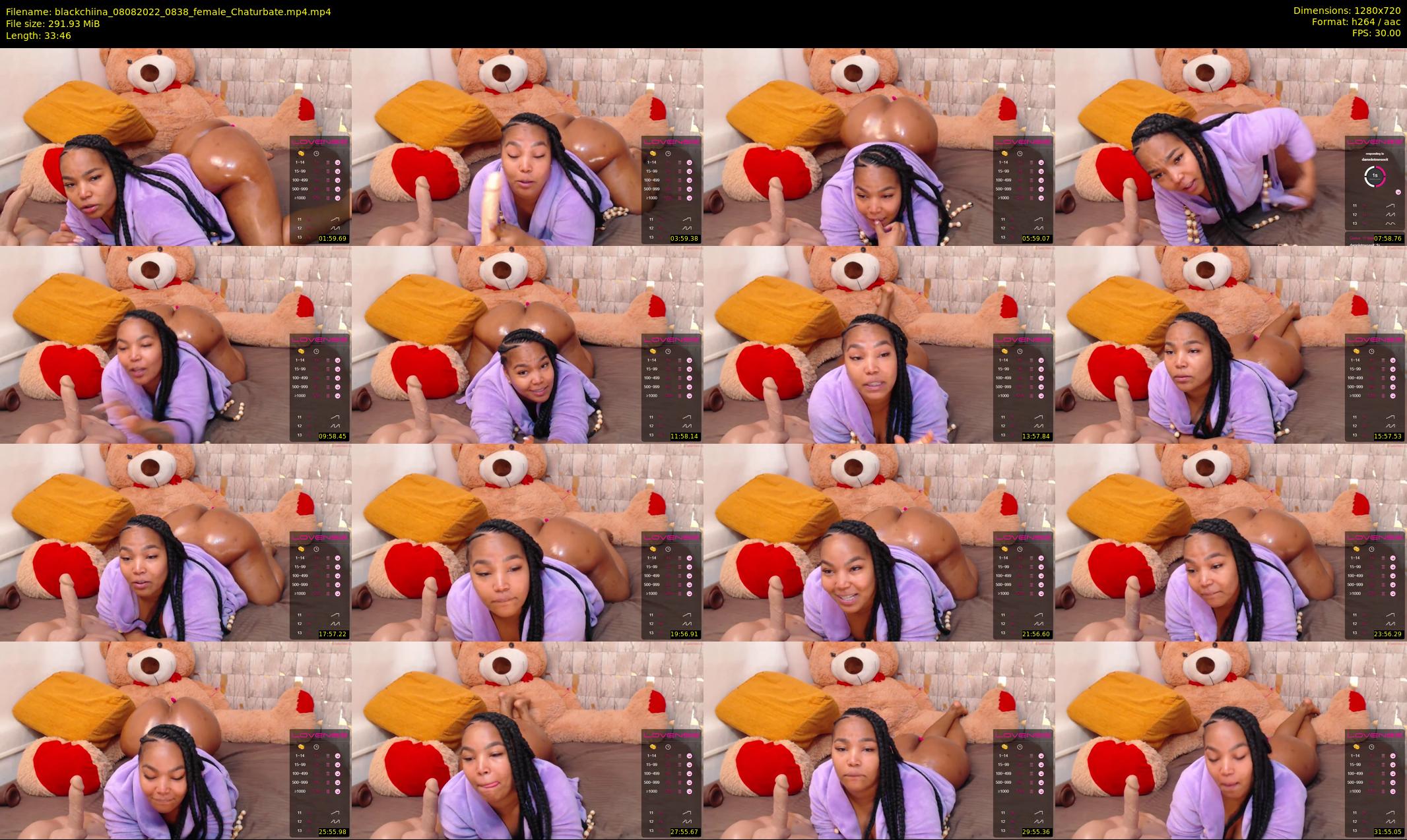 blackchiina — 34 minute Chaturbate female cam show recording, 720p, Aug 8, 2022