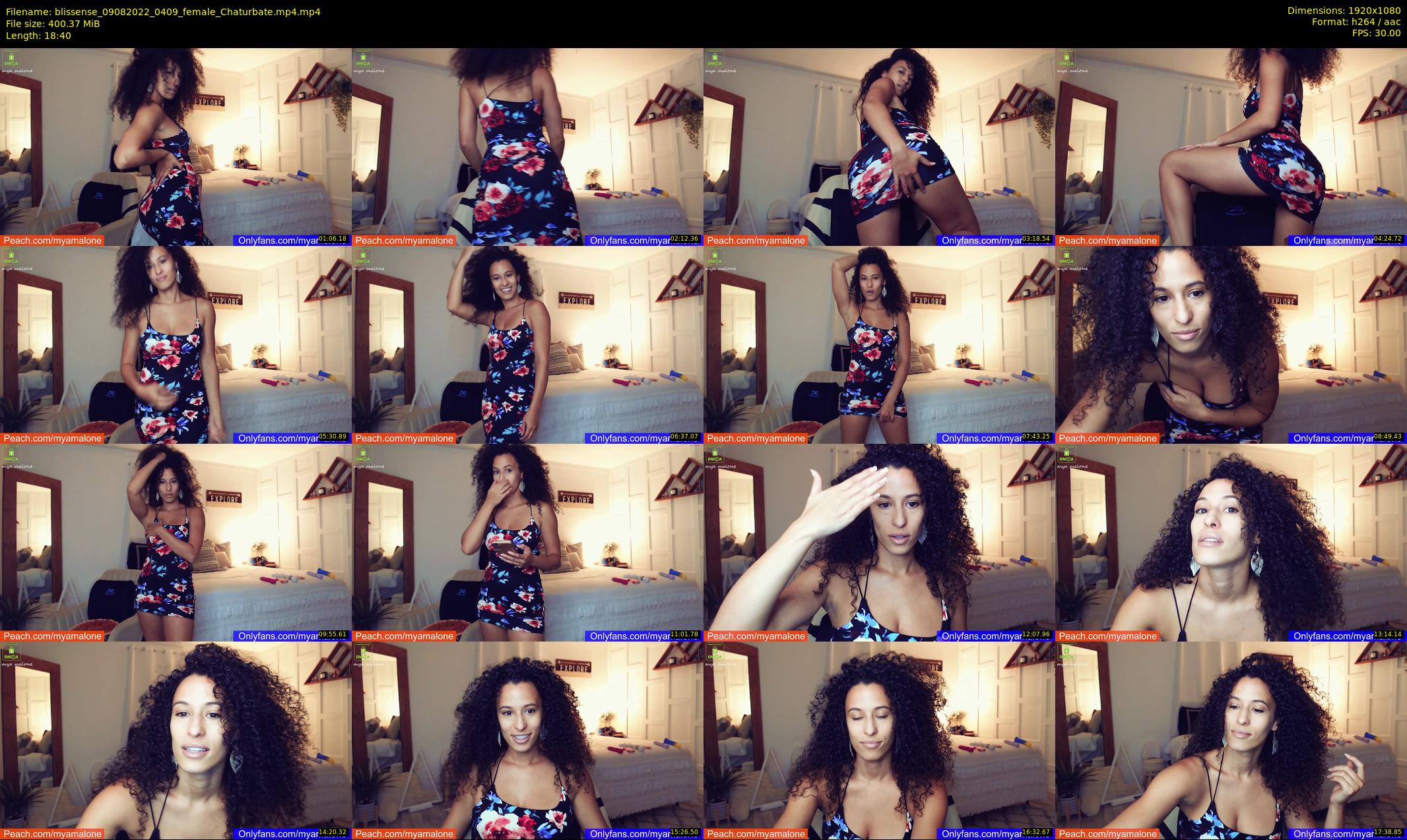 blissense — 19 minute Chaturbate female cam show recording, 1080p, Aug 9, 2022