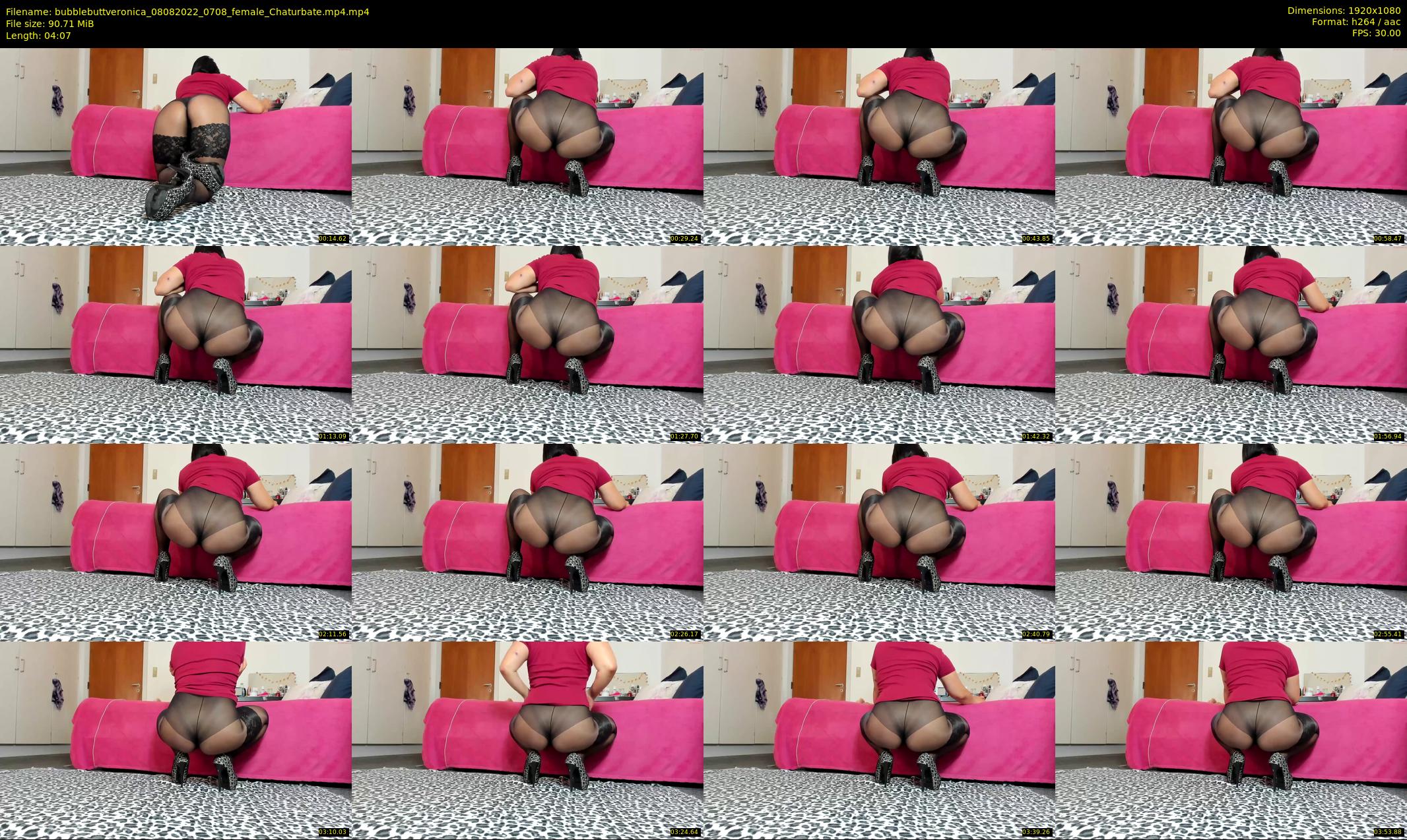 bubblebuttveronica — 5 minute Chaturbate female cam show recording, 1080p, Aug 8, 2022