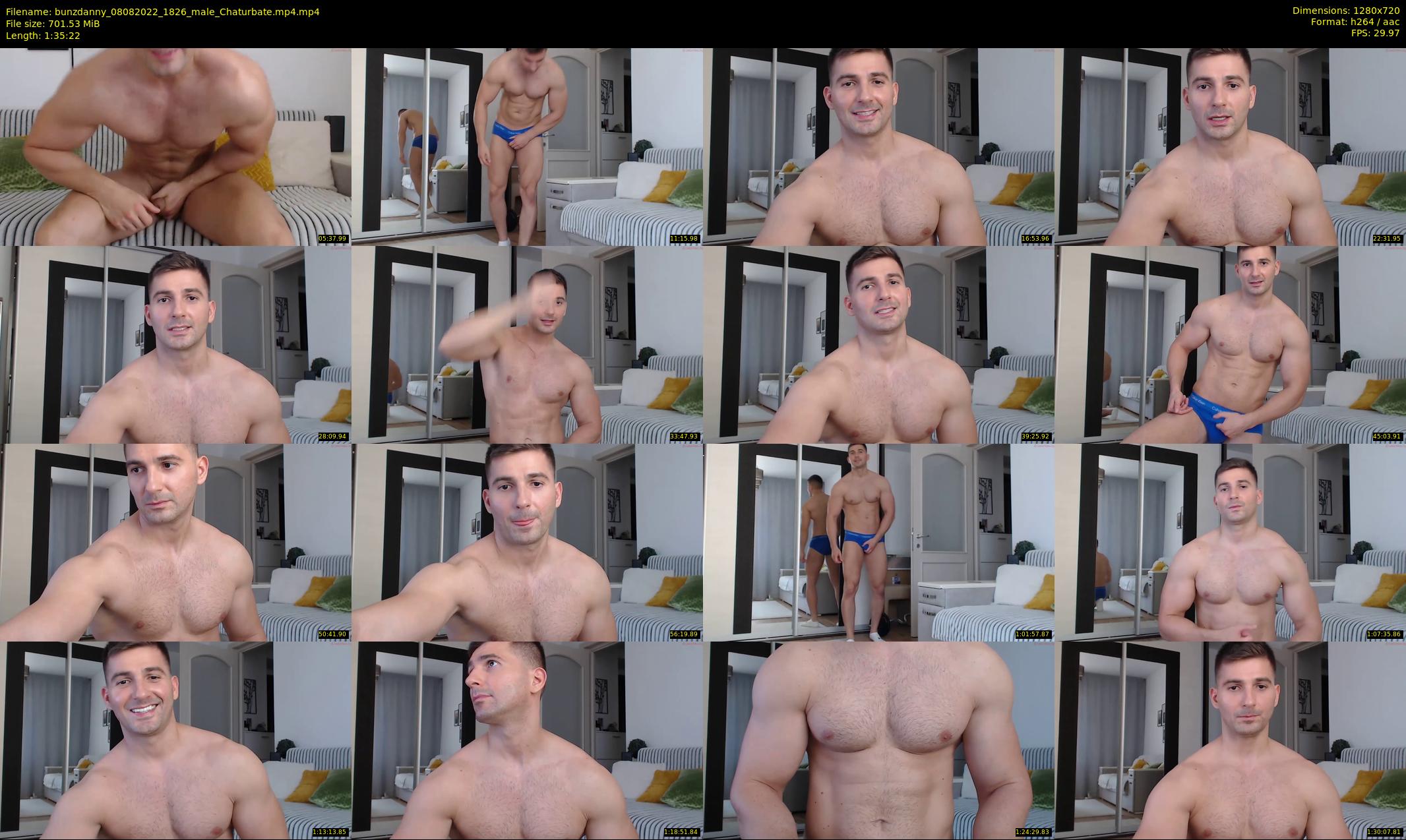 bunzdanny — 96 minute Chaturbate male cam show recording, 720p, Aug 8, 2022
