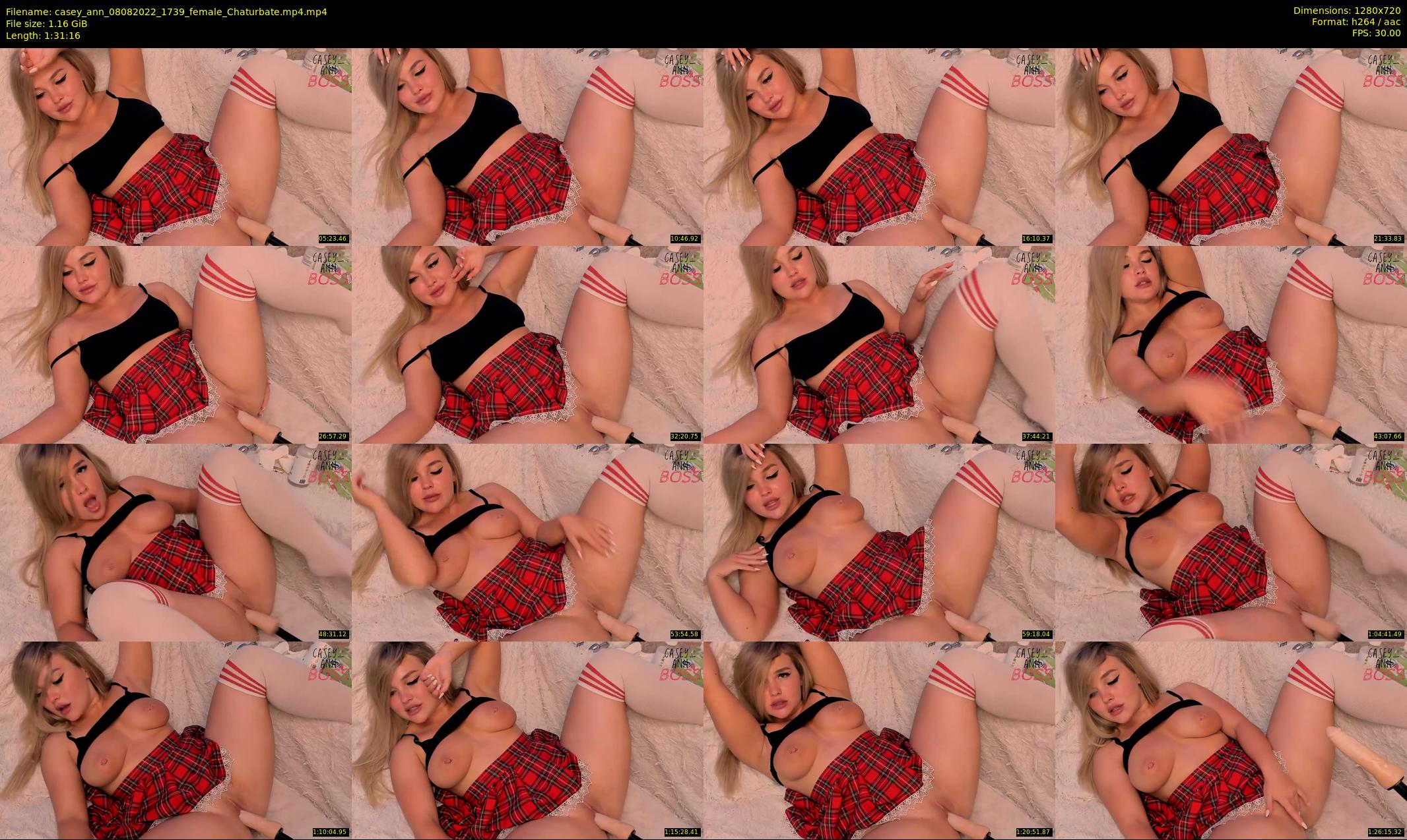 casey_ann — 92 minute Chaturbate female cam show recording, 720p, Aug 8, 2022