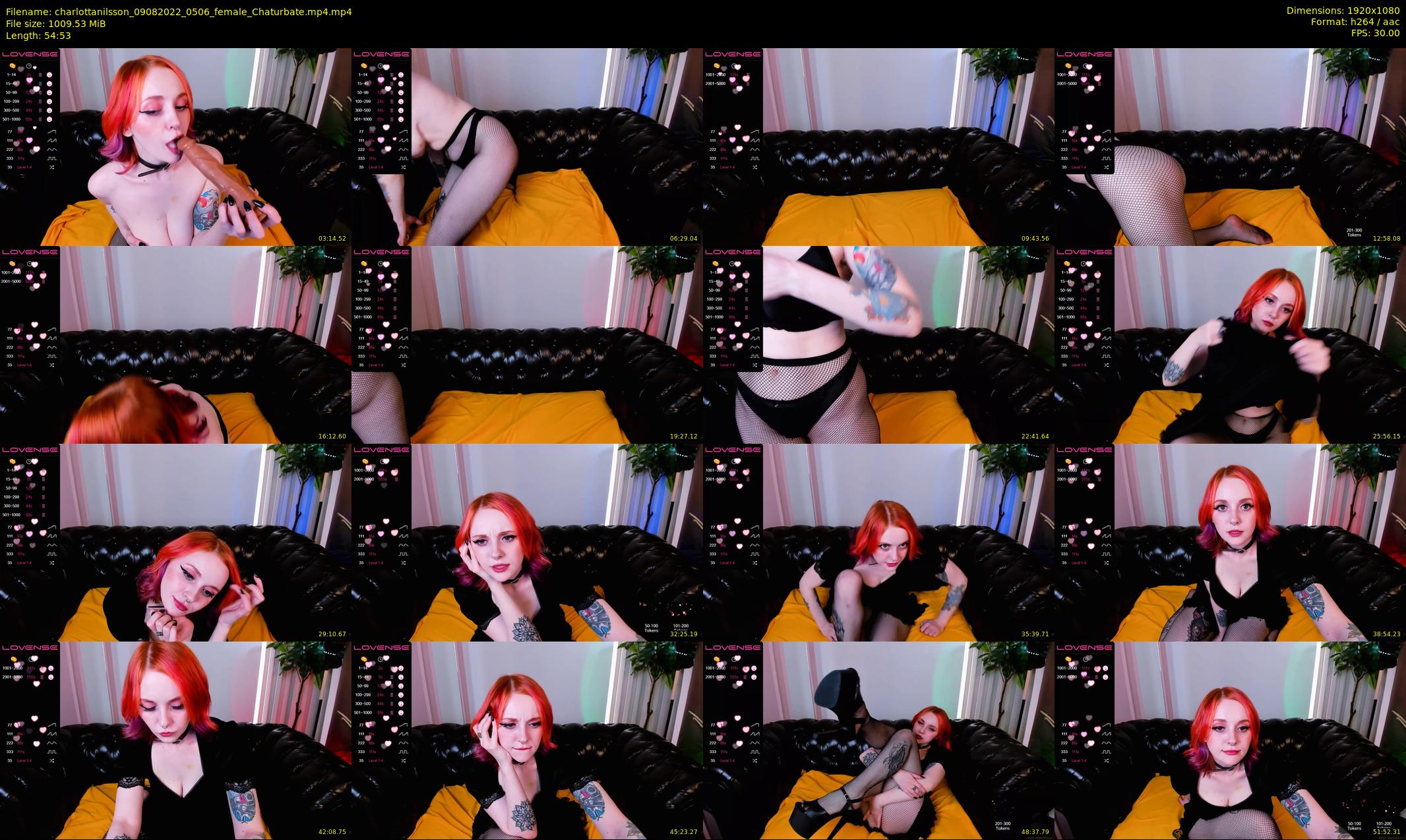charlottanilsson — 55 minute Chaturbate female cam show recording, 1080p, Aug 9, 2022