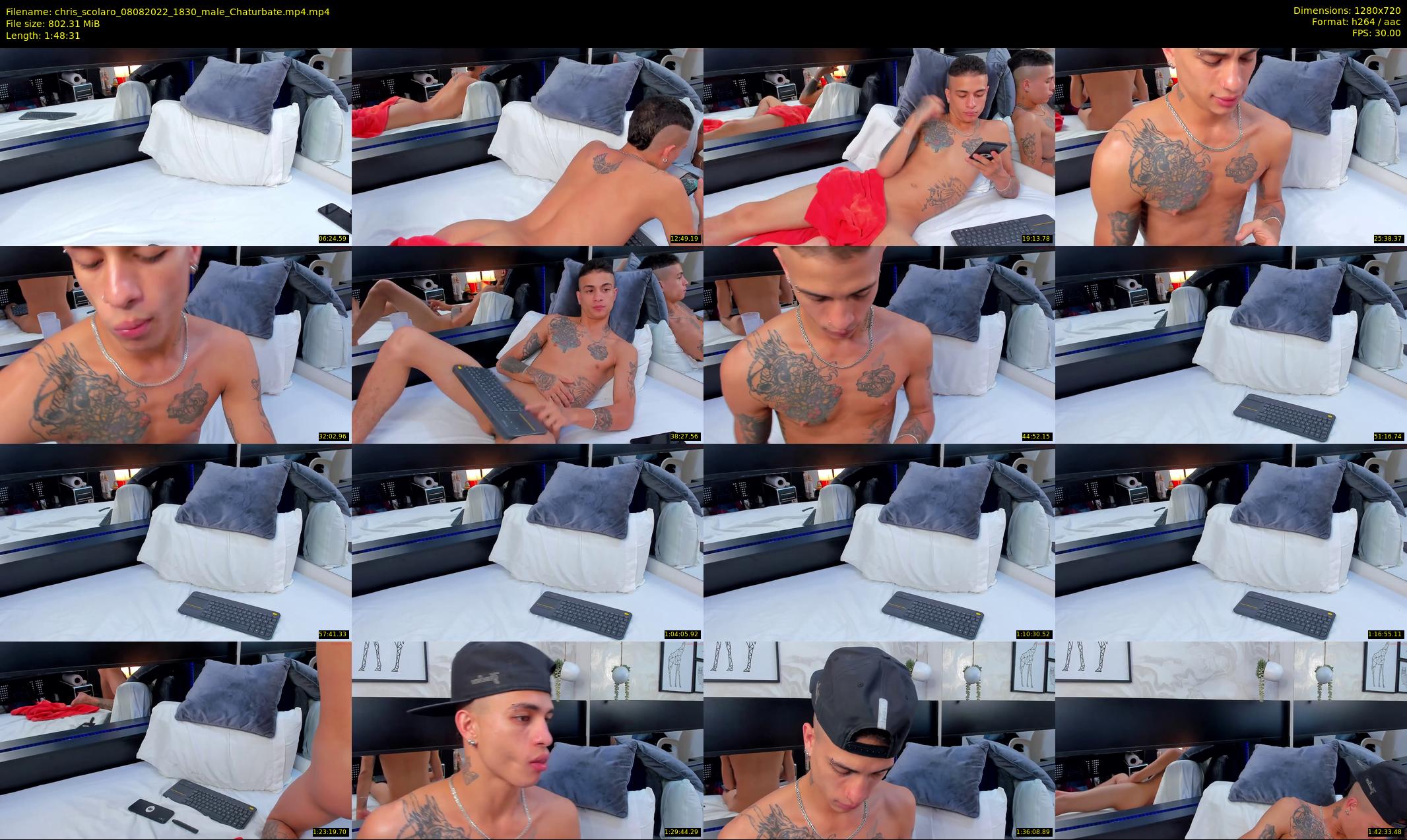 chris_scolaro — 109 minute Chaturbate male cam show recording, 720p, Aug 8, 2022