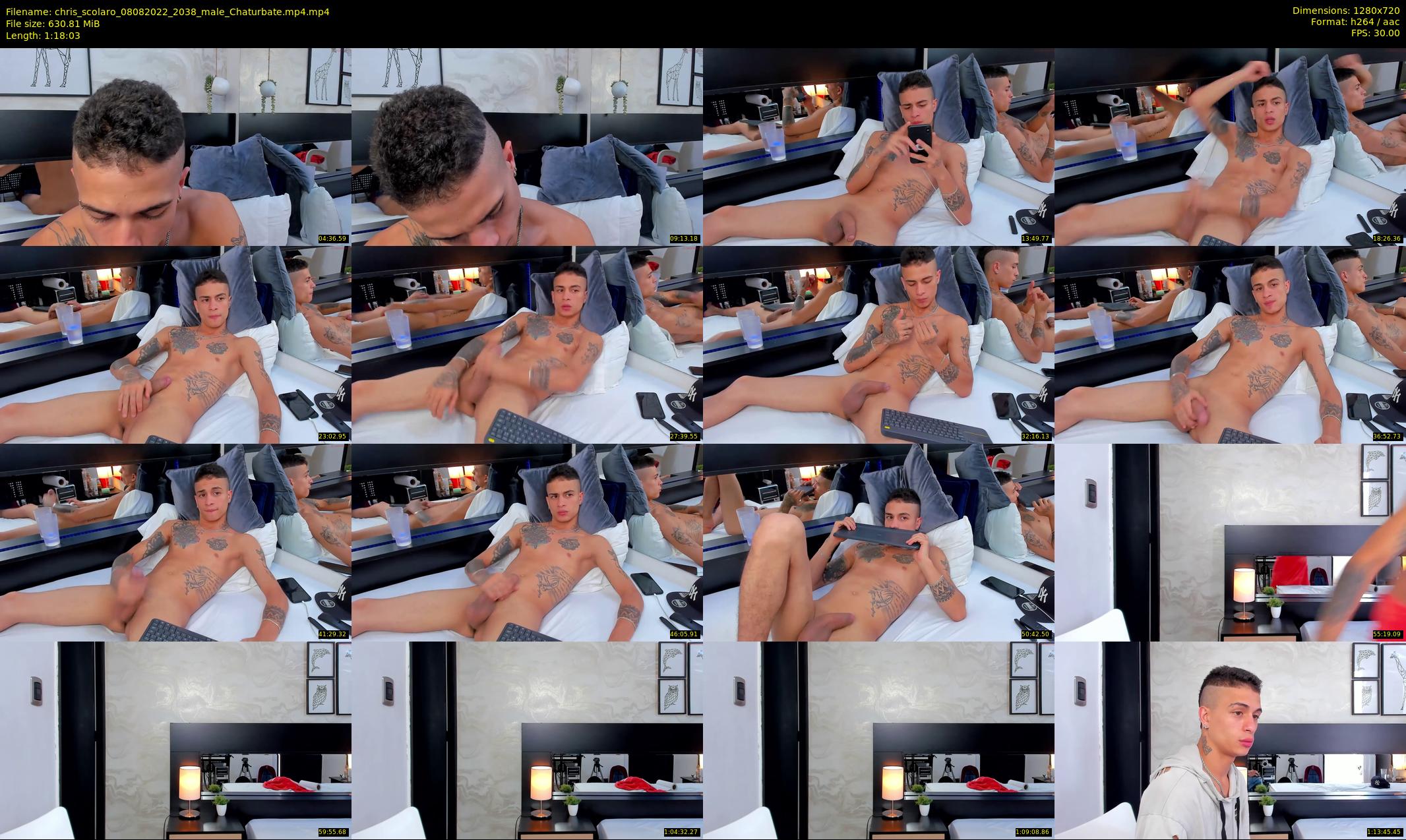 chris_scolaro — 79 minute Chaturbate male cam show recording, 720p, Aug 8, 2022