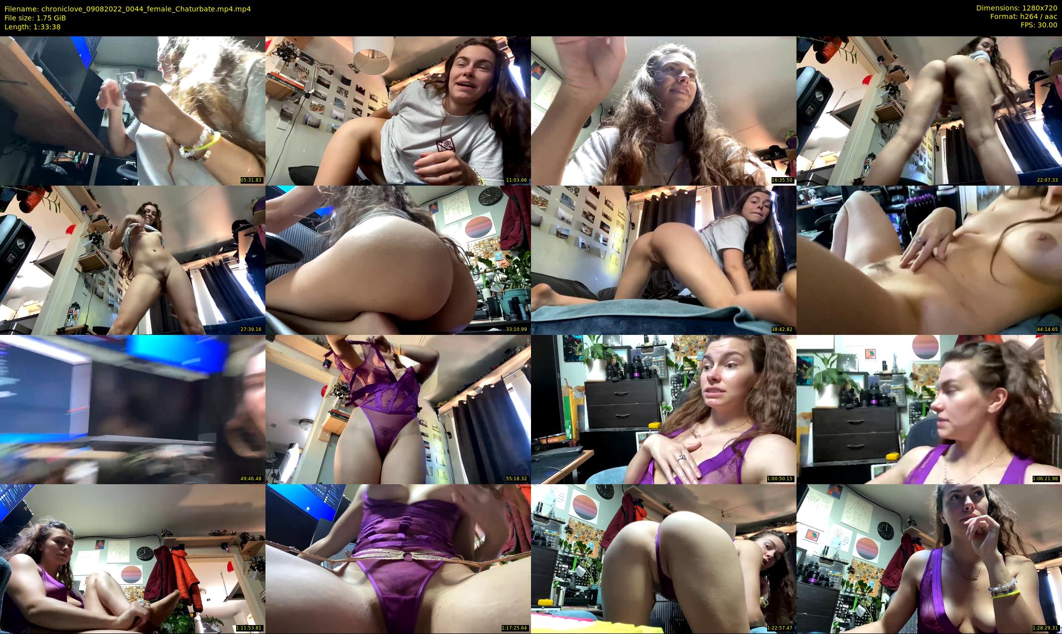 chroniclove — 94 minute Chaturbate female cam show recording, 720p, Aug 9, 2022