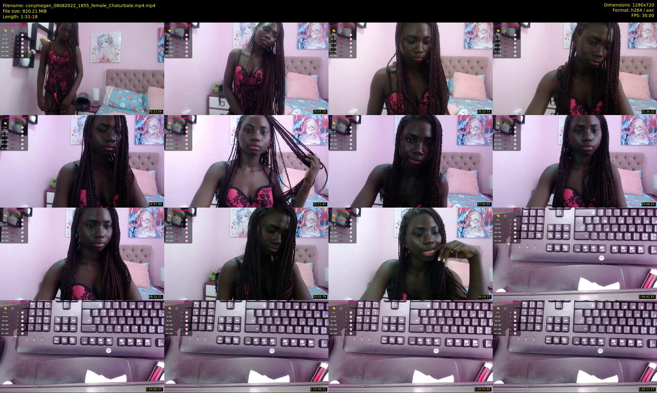conymegan — 92 minute Chaturbate female cam show recording, 720p, Aug 8, 2022